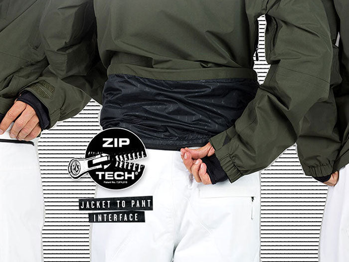 Volcom Zip Tech® Jacket-to-Pant System Keeps Snow Out