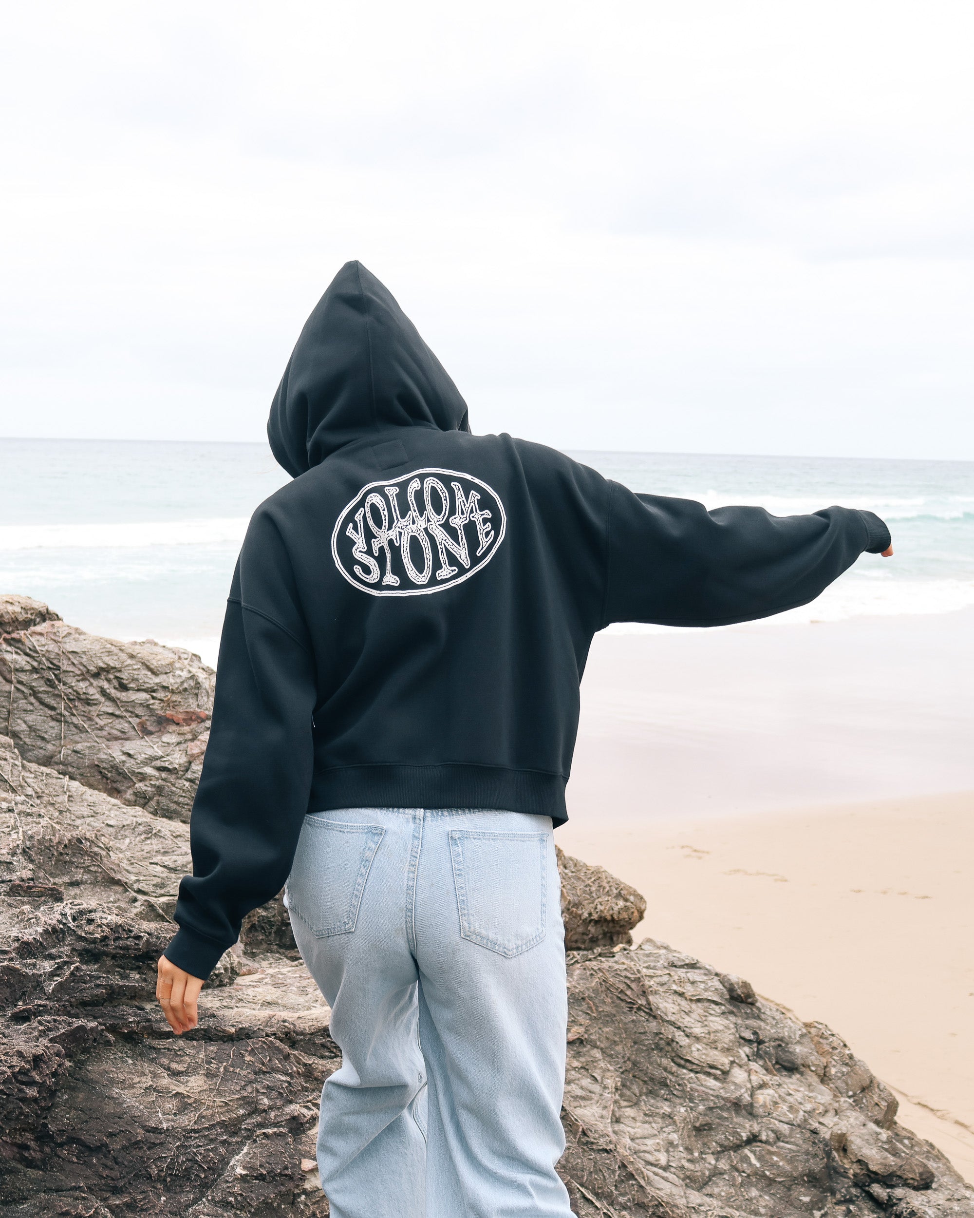 Womens Get Up Zip Up Hoodie