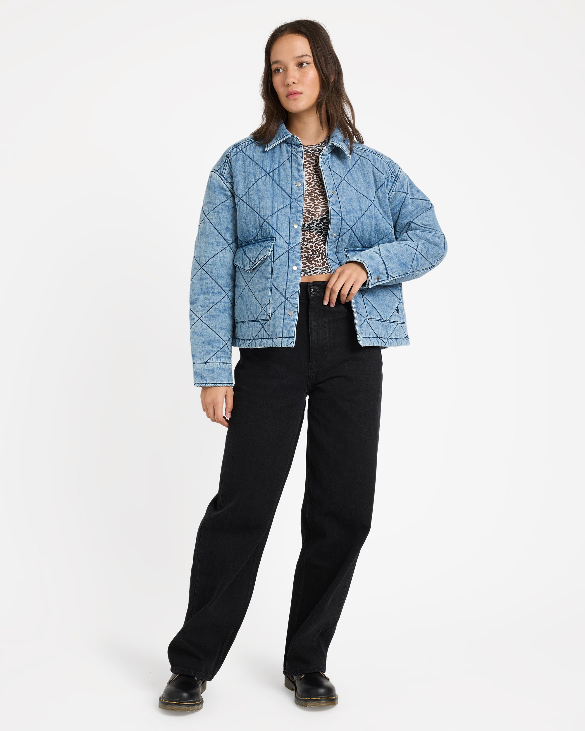 Womens Qc Ramps Quilted Jacket