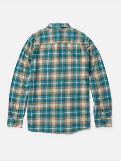 Caden Plaid Long Sleeve Shirt - Light Khaki