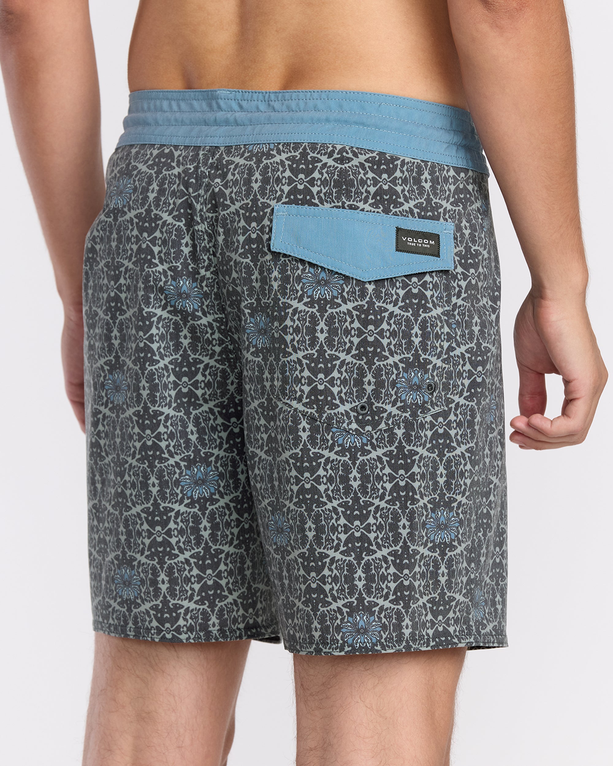 Mens Psych Cotton Stretch Stoney 17" Boardshorts