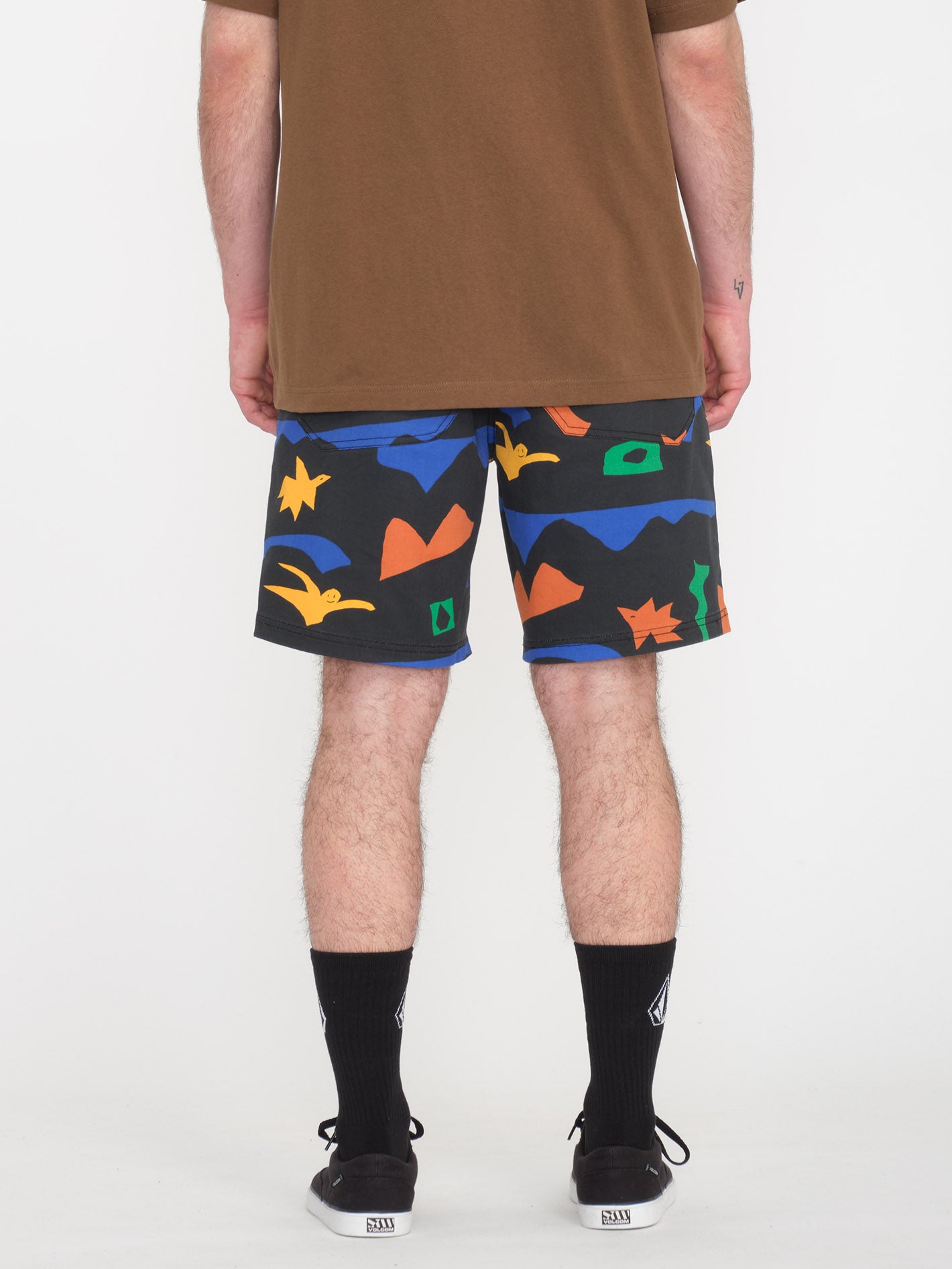 Featured Artist Arthur Longo Elastic Waist Short 18"