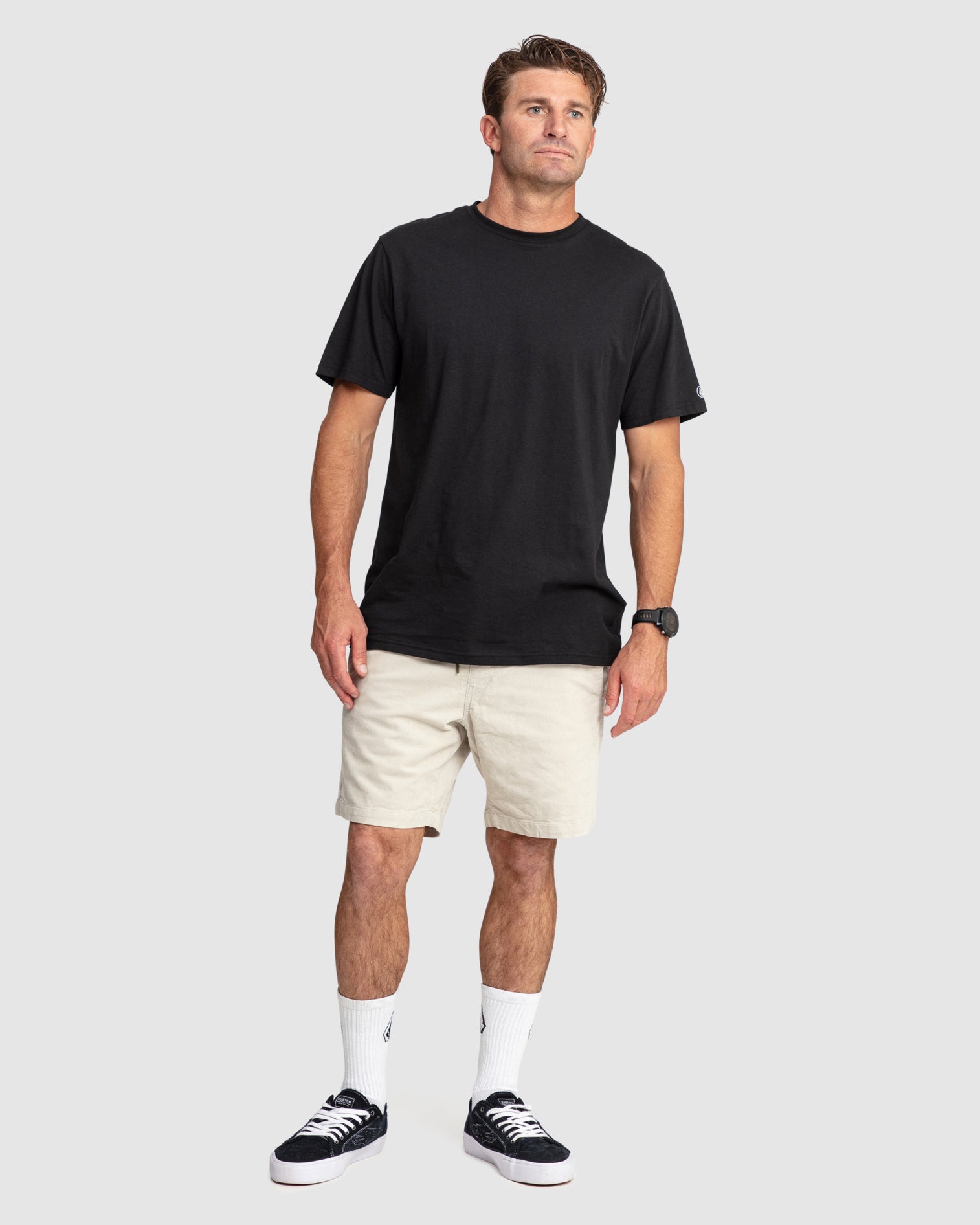 Frickin Elastic Waist Cord Shorts