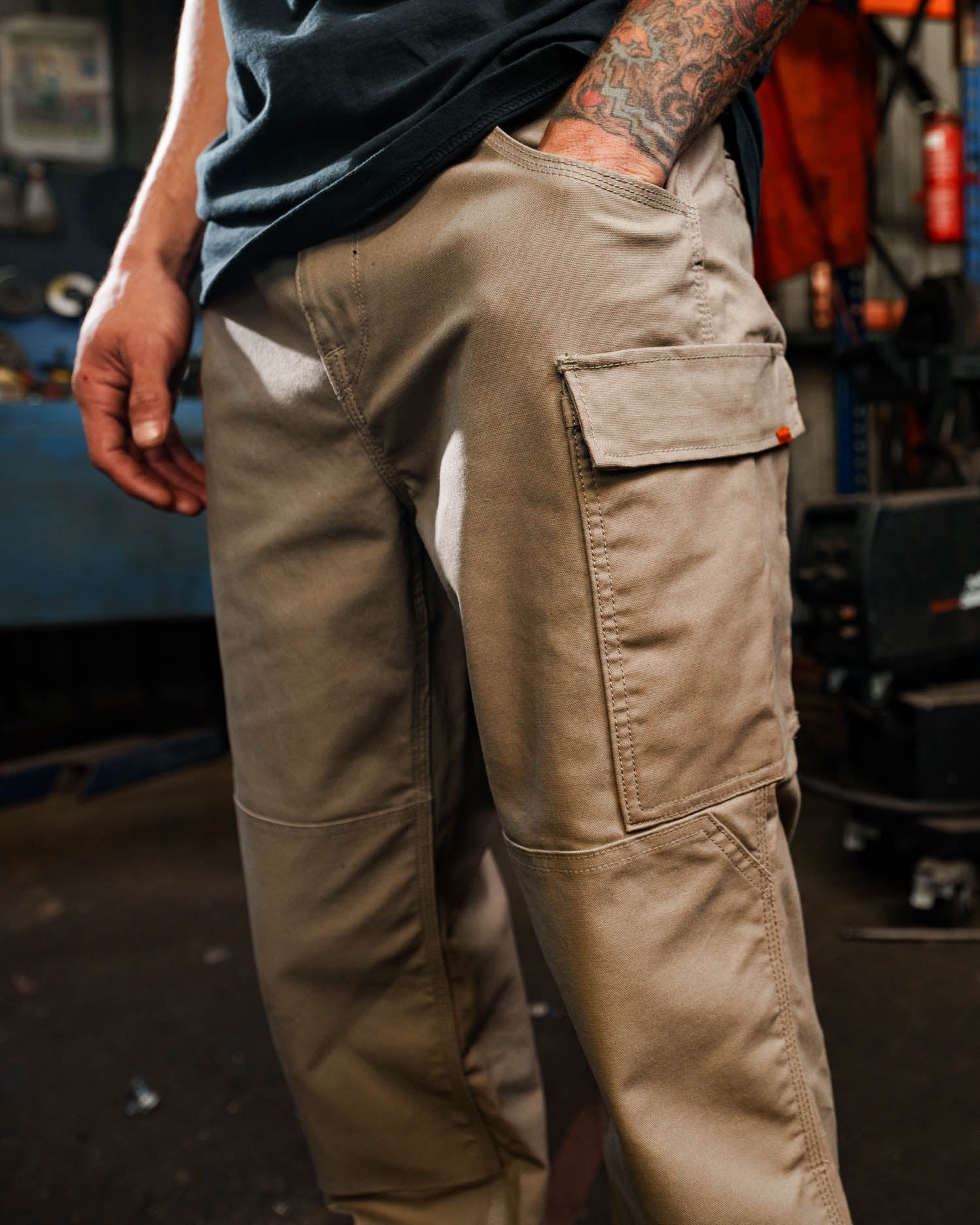 Mens Volcom Workwear Caliper Relaxed Work Pant