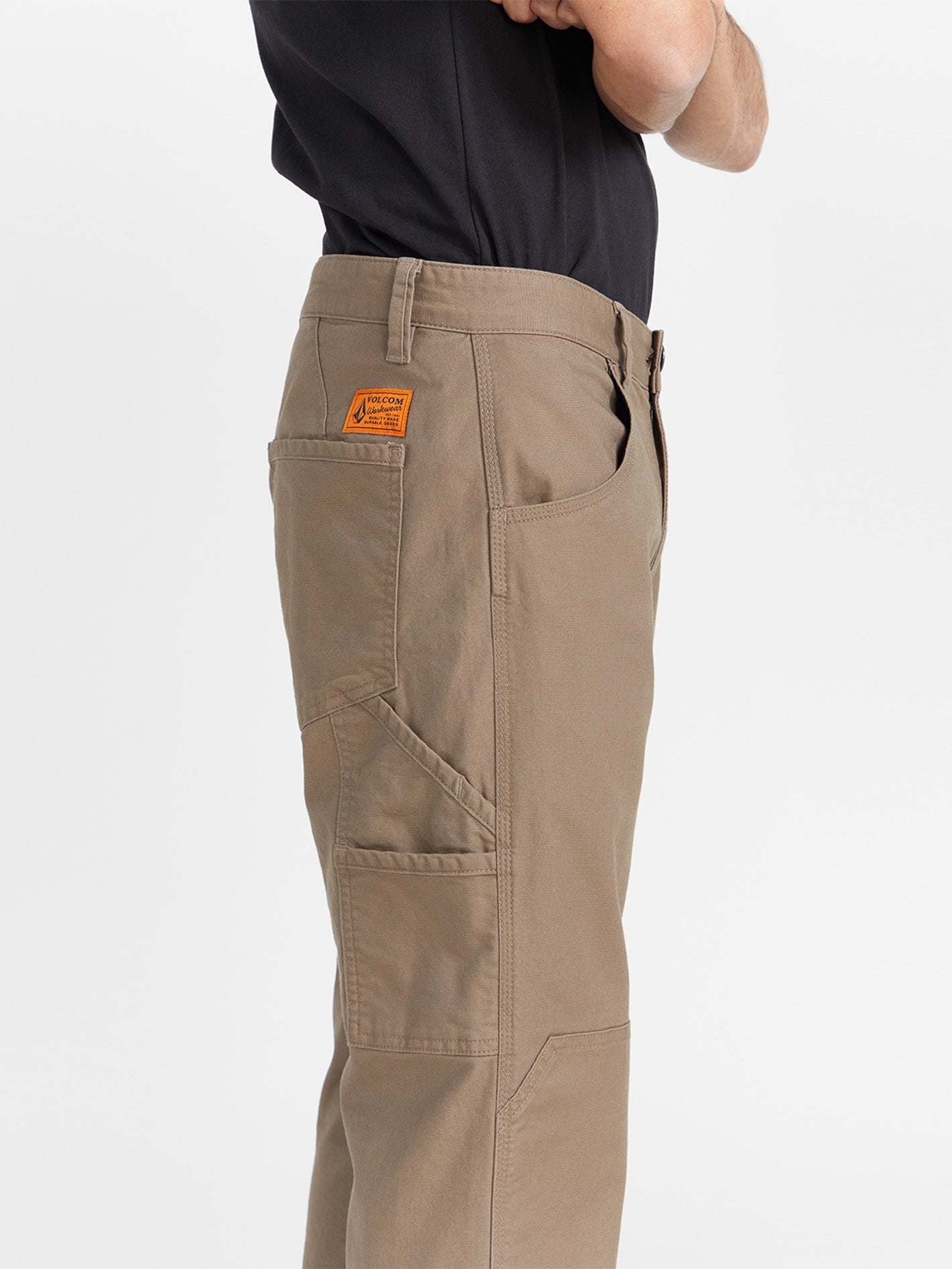 Mens Volcom Workwear Caliper Relaxed Work Pant