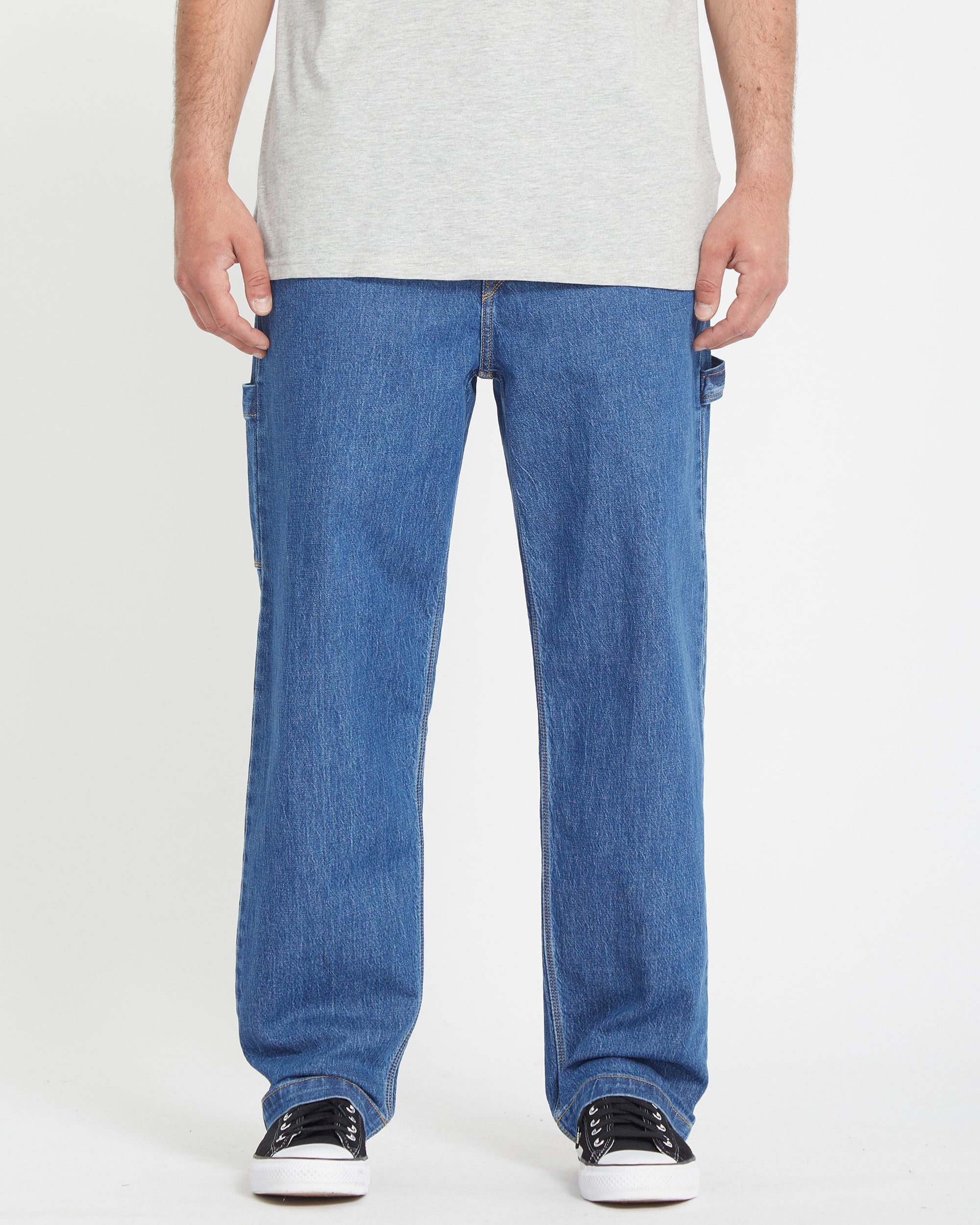 ま*ん様 LIFEMANIA FAVORITE TROUSERS 2.0（BLA Mens Krafstman II Denim – Bold Blue – Volcom Australia