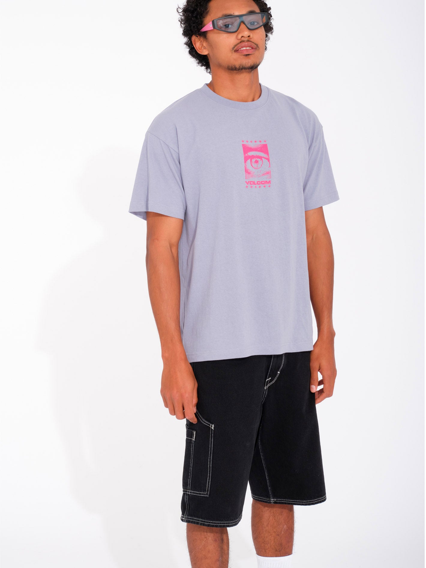 Labored Denim Utility Short