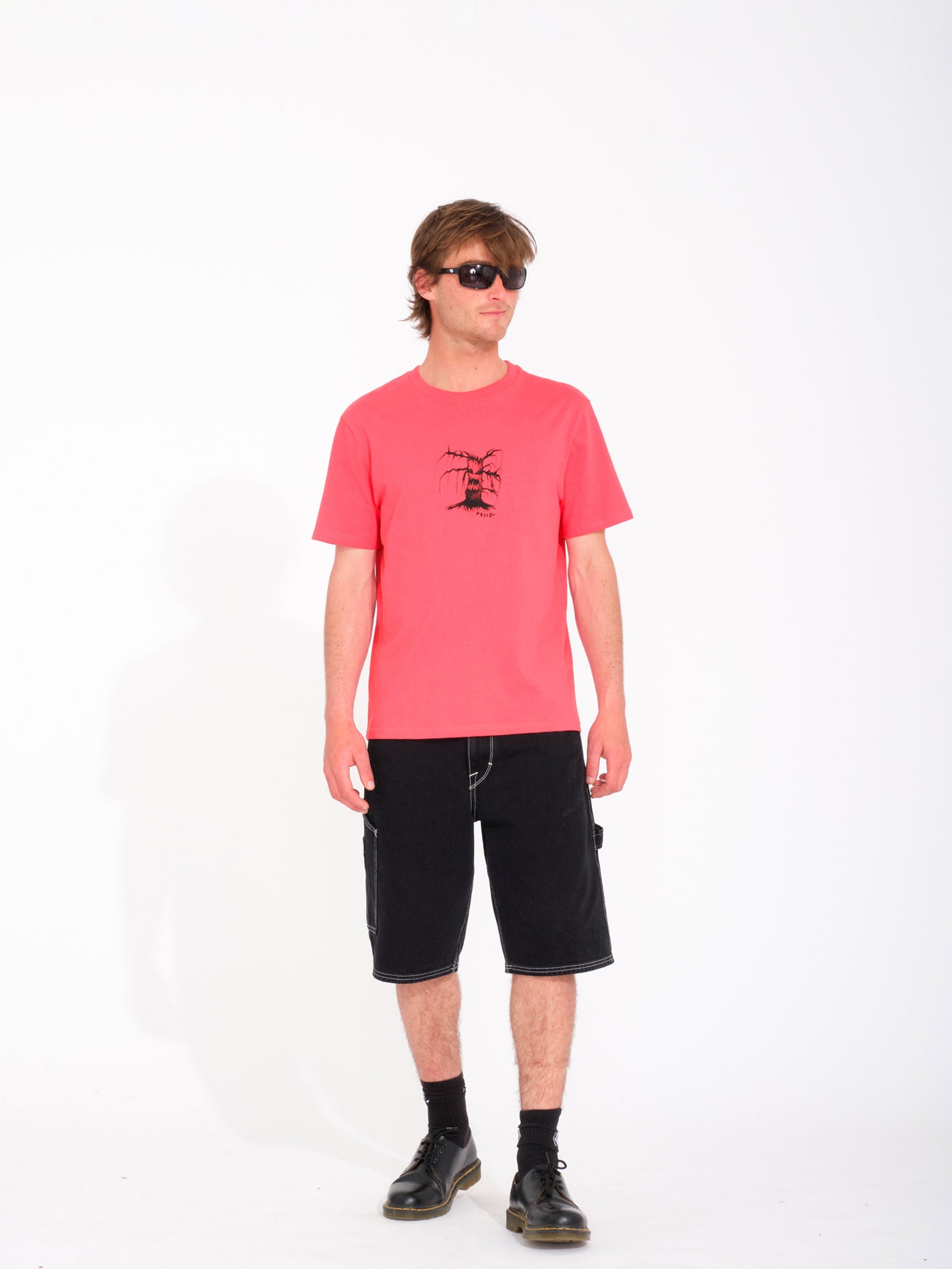 Labored Denim Utility Short