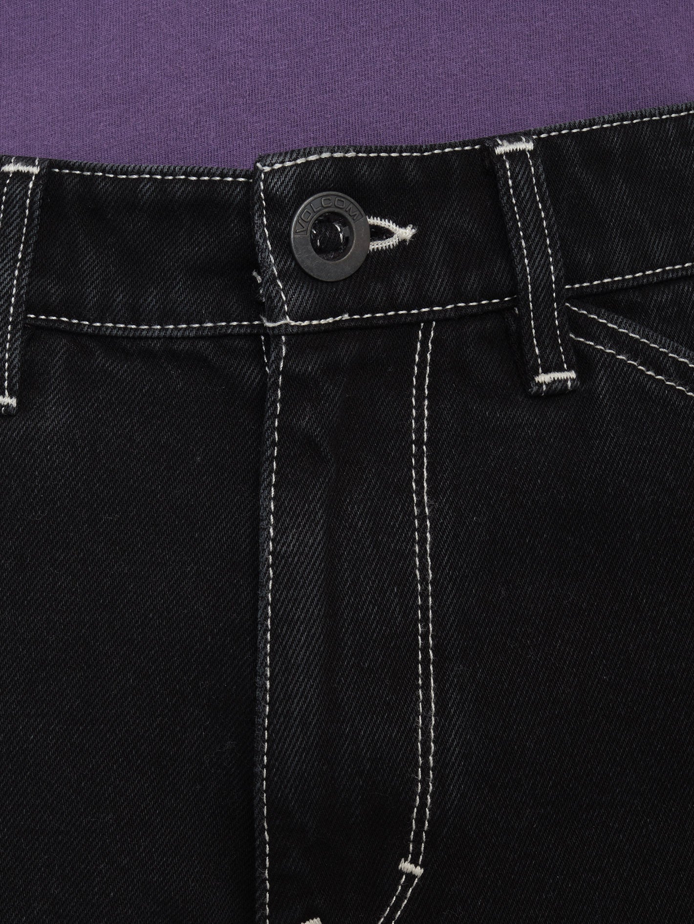 Labored Denim Utility Short