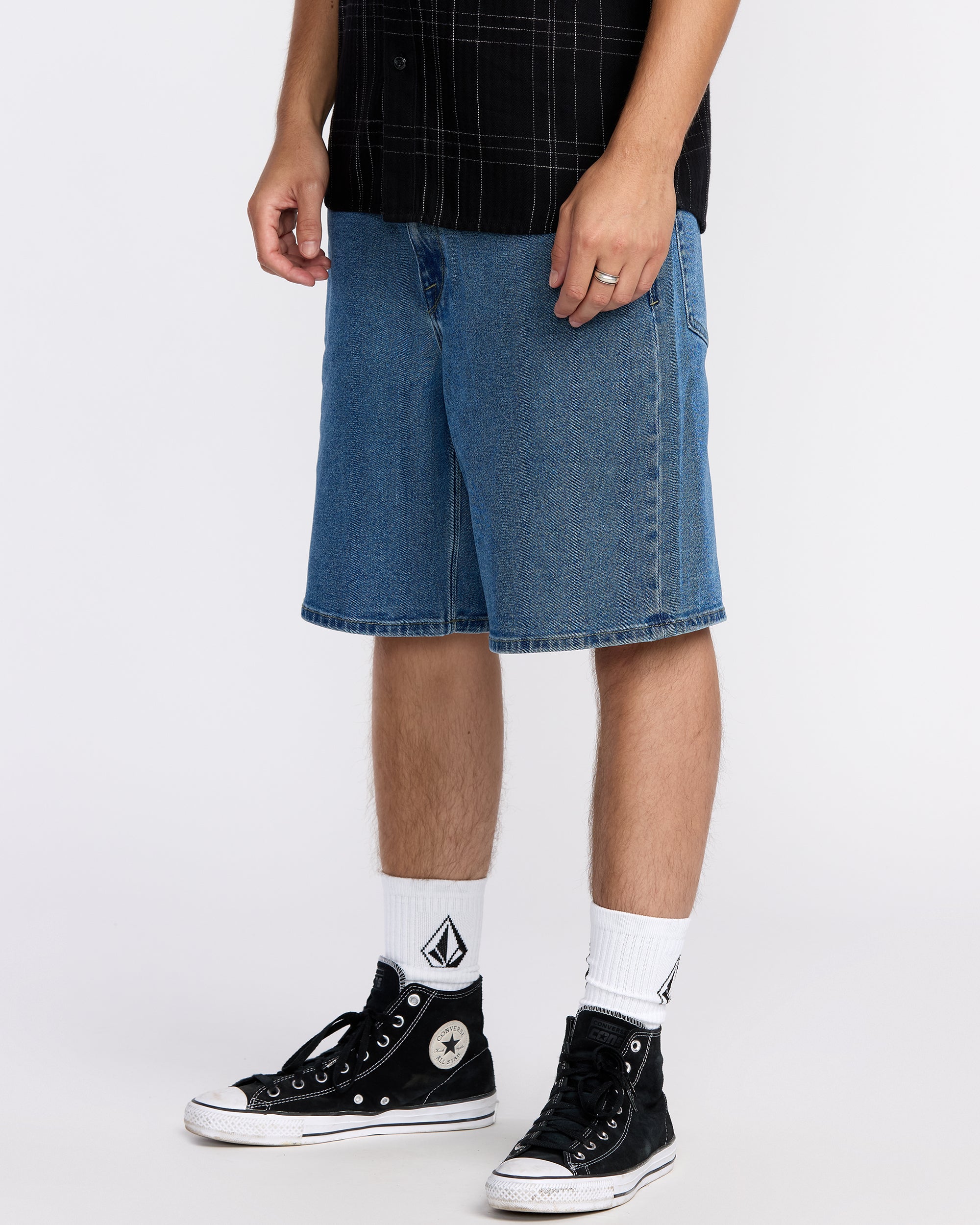 Billow Denim Short 22"
