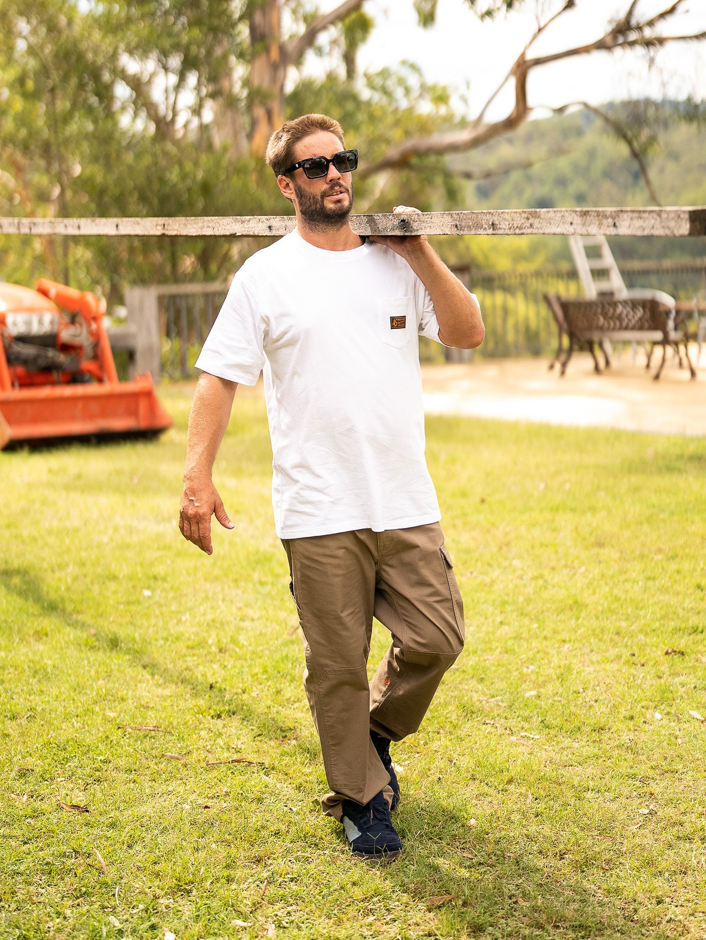 Mens Volcom Workwear Caliper Relaxed Work Pant