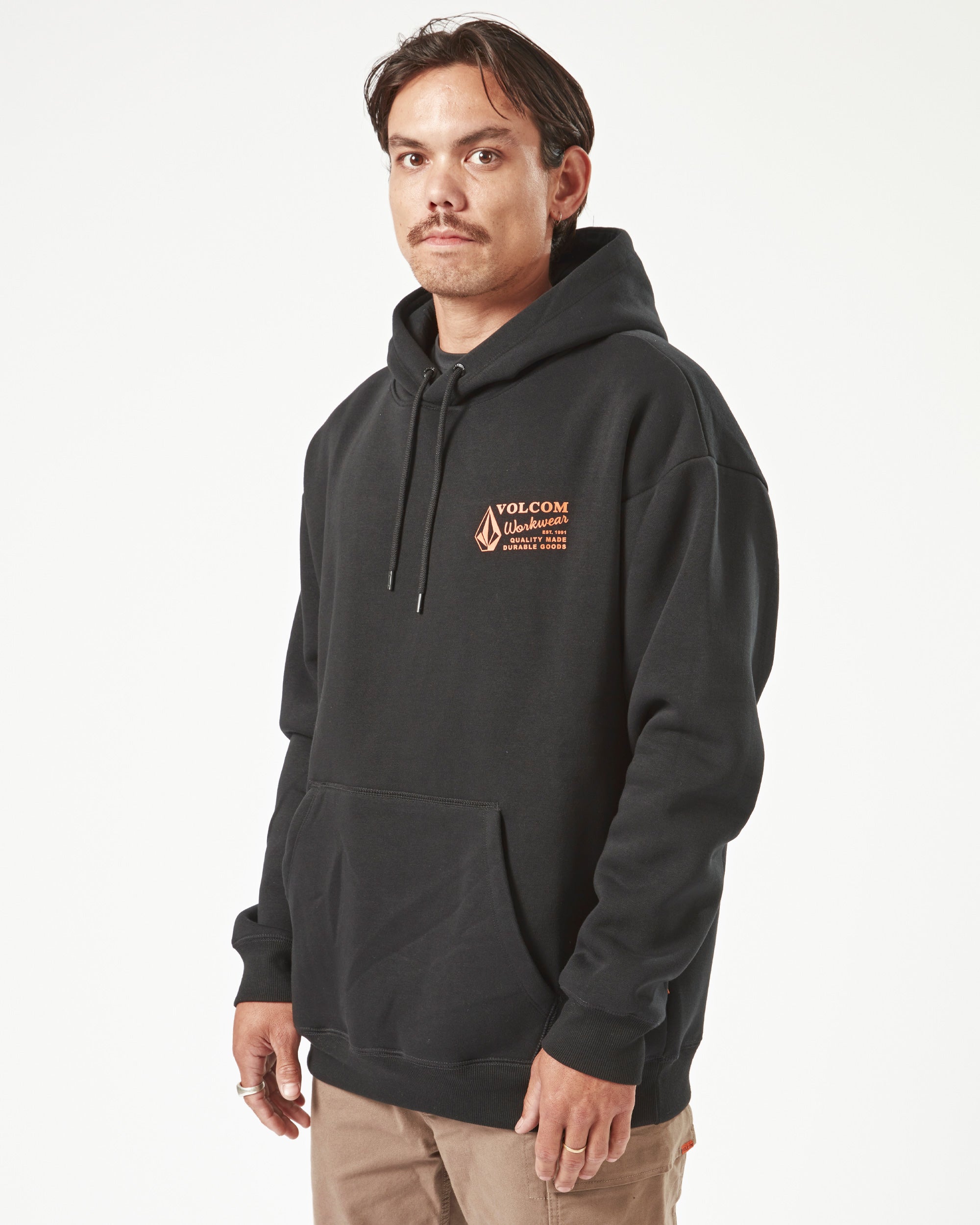 Mens Volcom Workwear Pullover Fleece