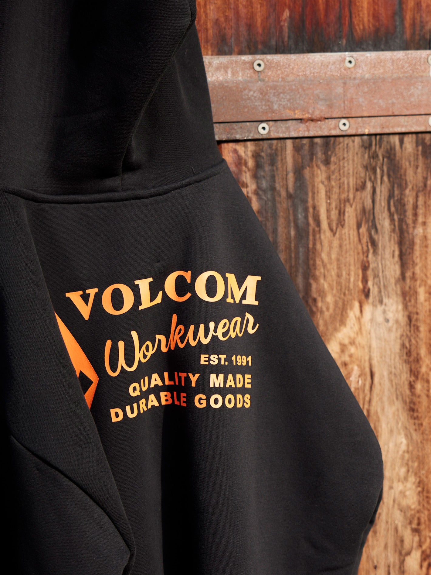 Mens Volcom Workwear Pullover Fleece
