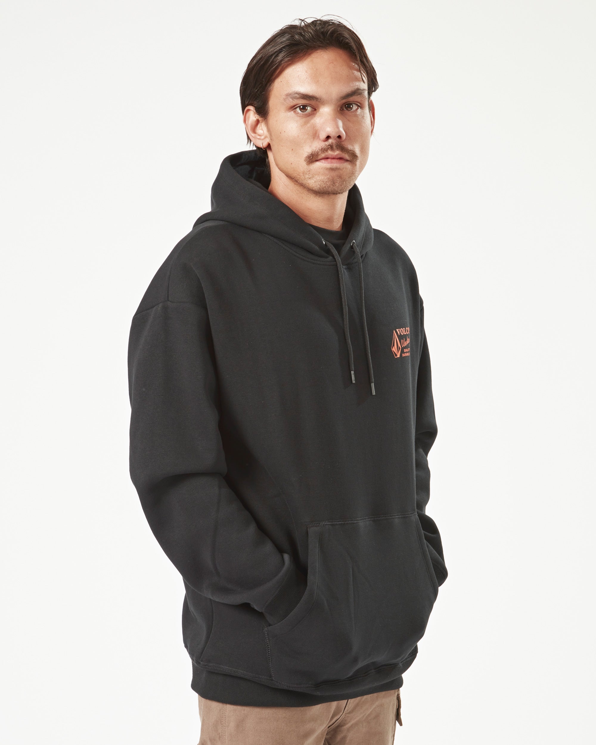 Mens Volcom Workwear Pullover Fleece