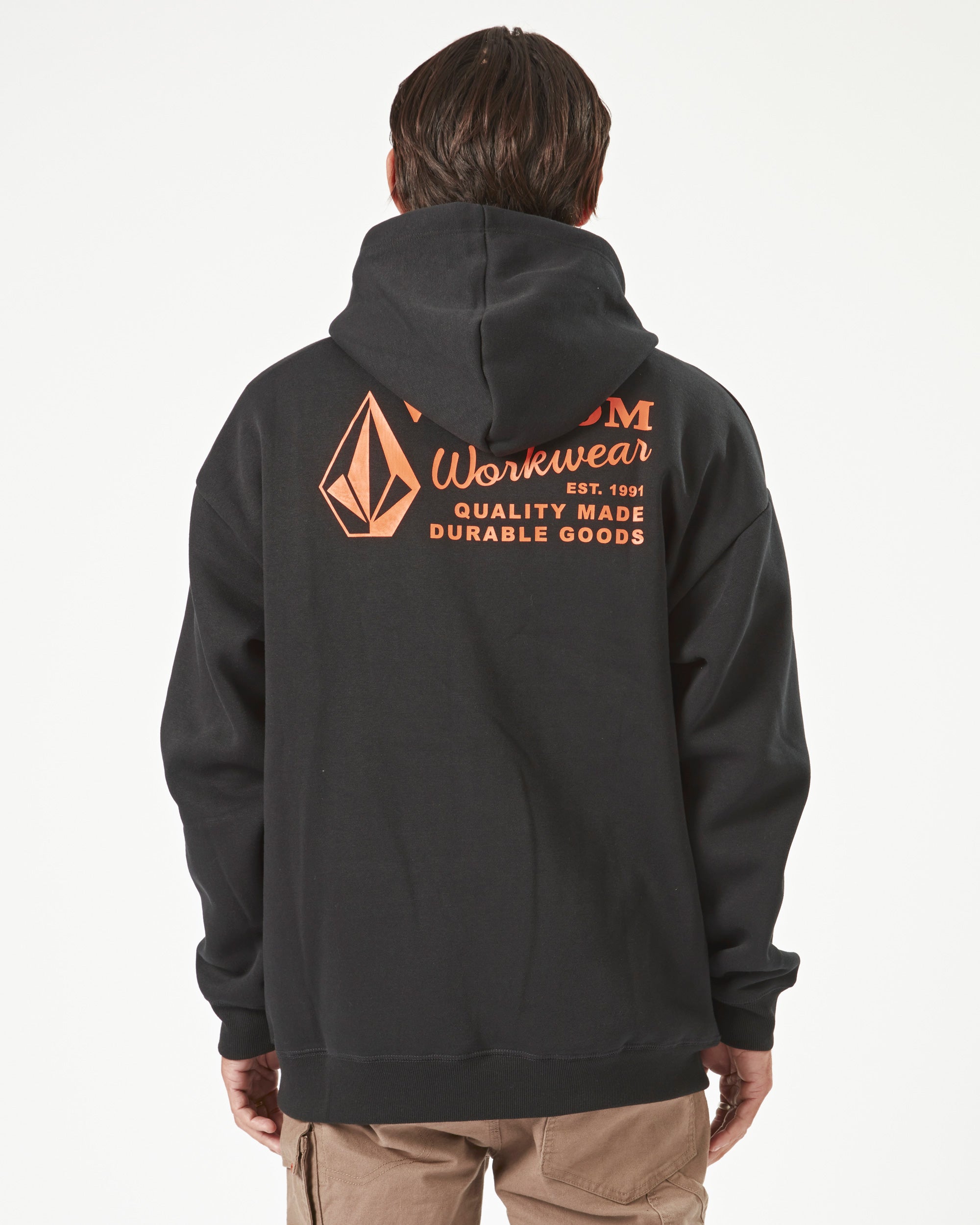 Mens Volcom Workwear Pullover Fleece