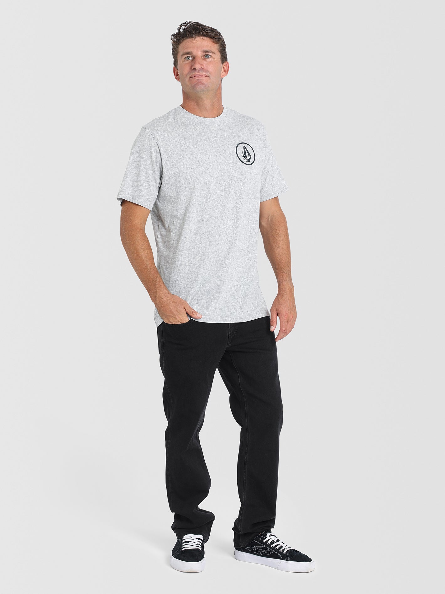 Mini Circle Stone Short Sleeve T-Shirt
