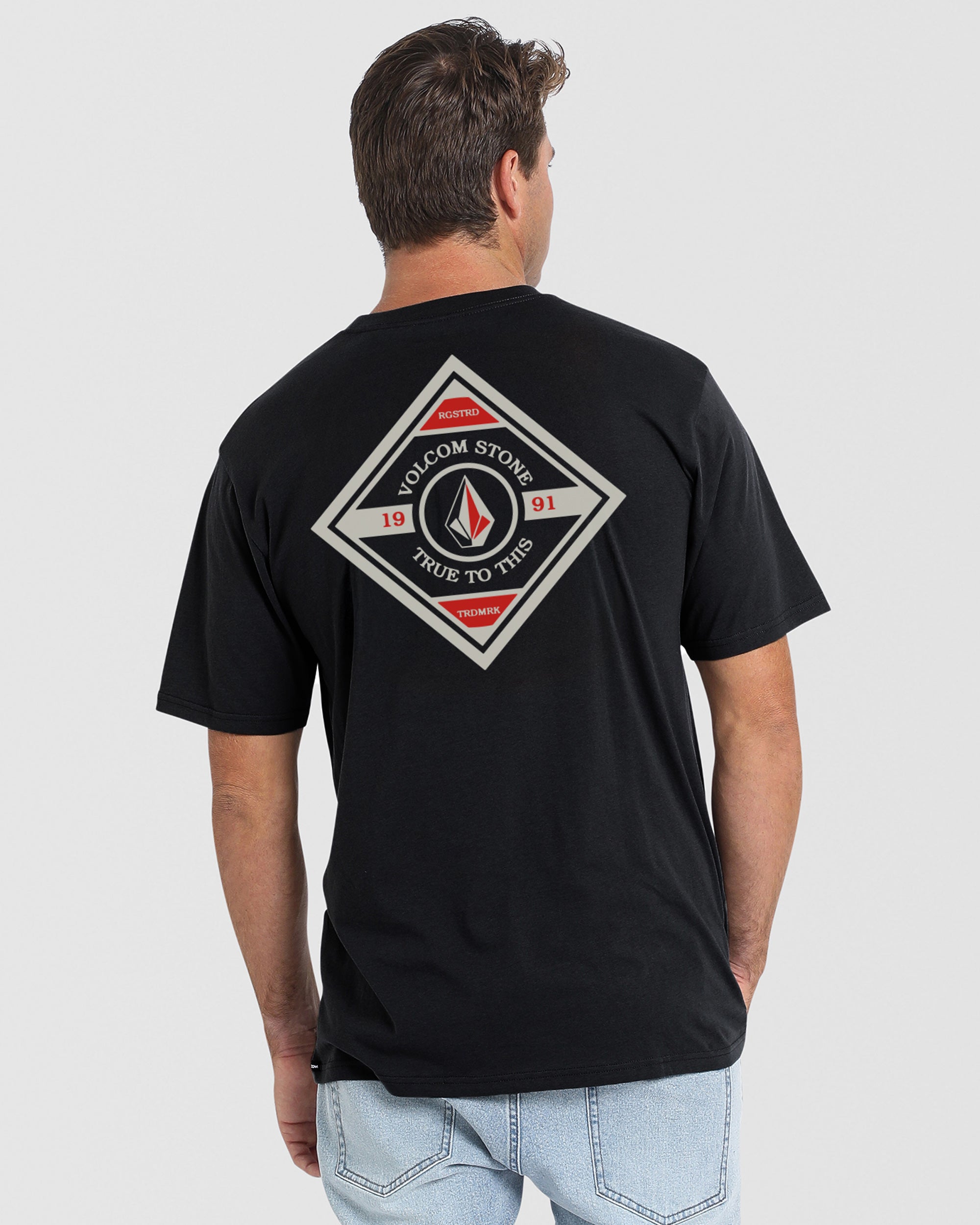 Mens Aus Square Peg Short Sleeve Tee