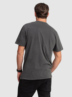 Aus Wash Short Sleeve T-Shirt - Black