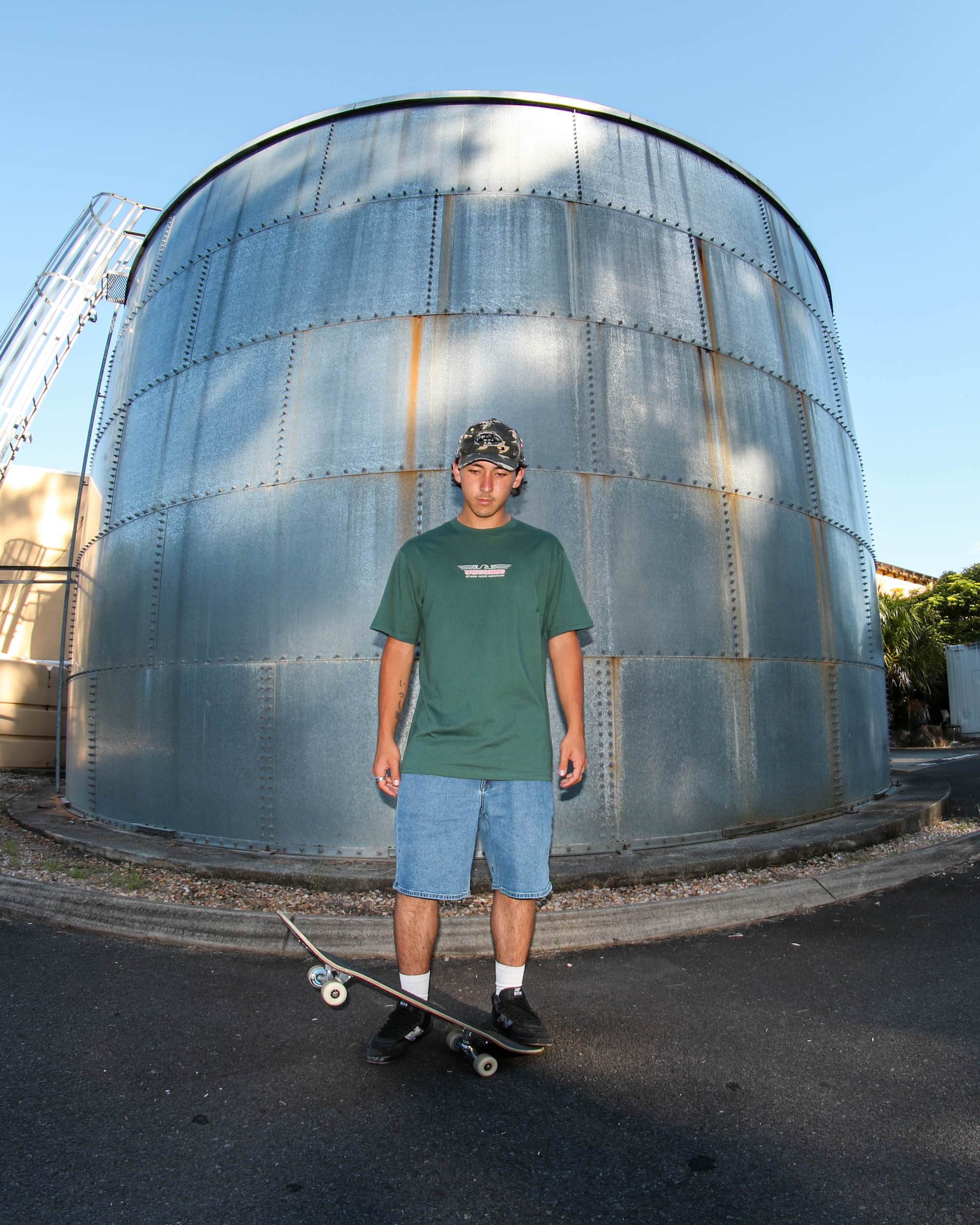 Mens Billow Denim Short 22"