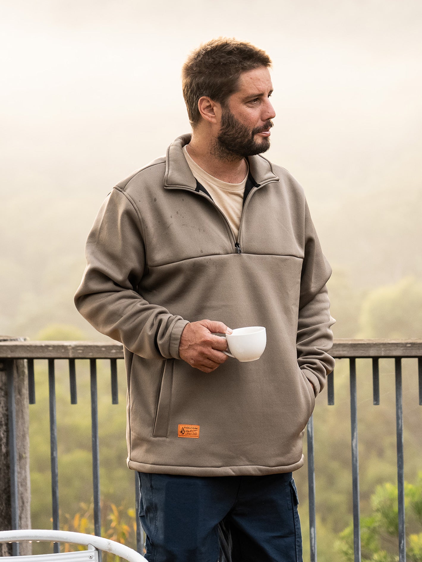 Volcom Workwear Quarter Zip Fleece