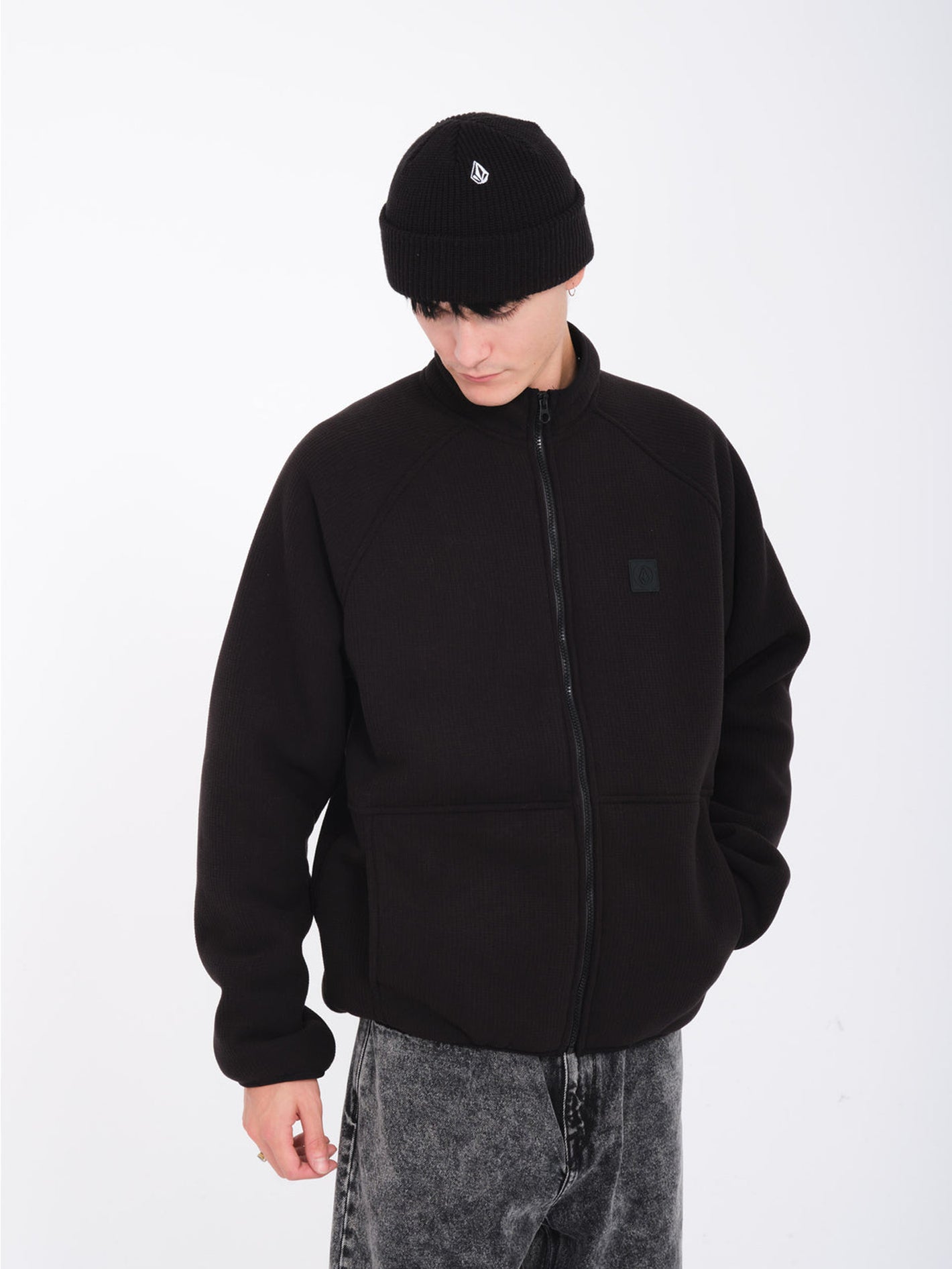 Runtime Grid Zip Fleece