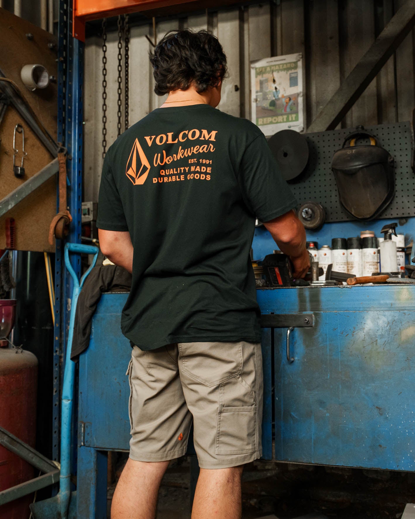 Mens Volcom Workwear T-Shirt