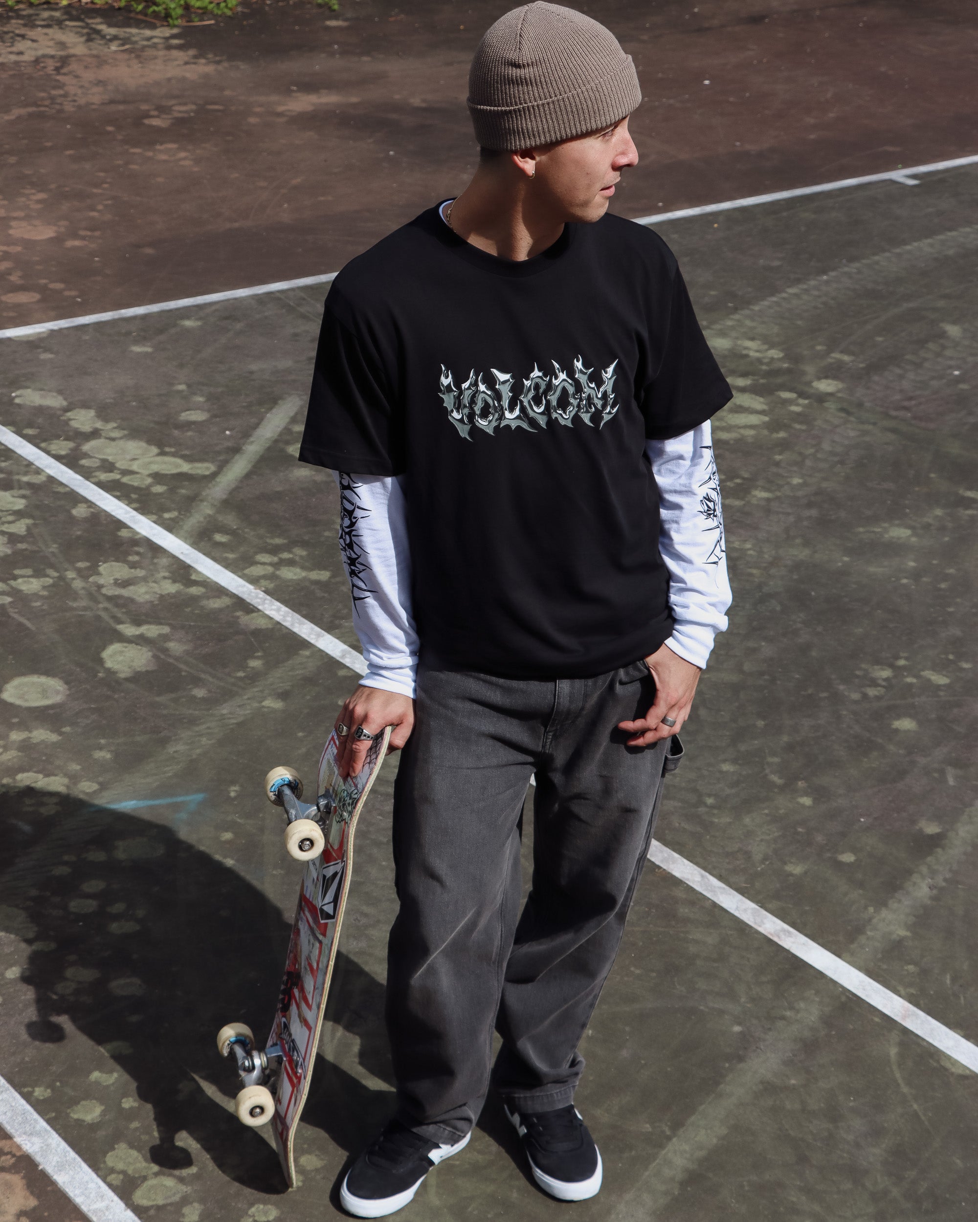 Mens Die By The Stone Long Sleeve Tee