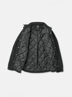 Bowered Fleece Jacket - Black