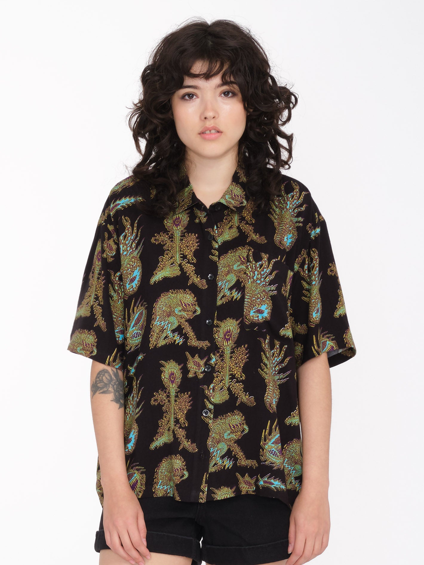 Featured Artist Tetsunori Woven Short Sleeve Shirt