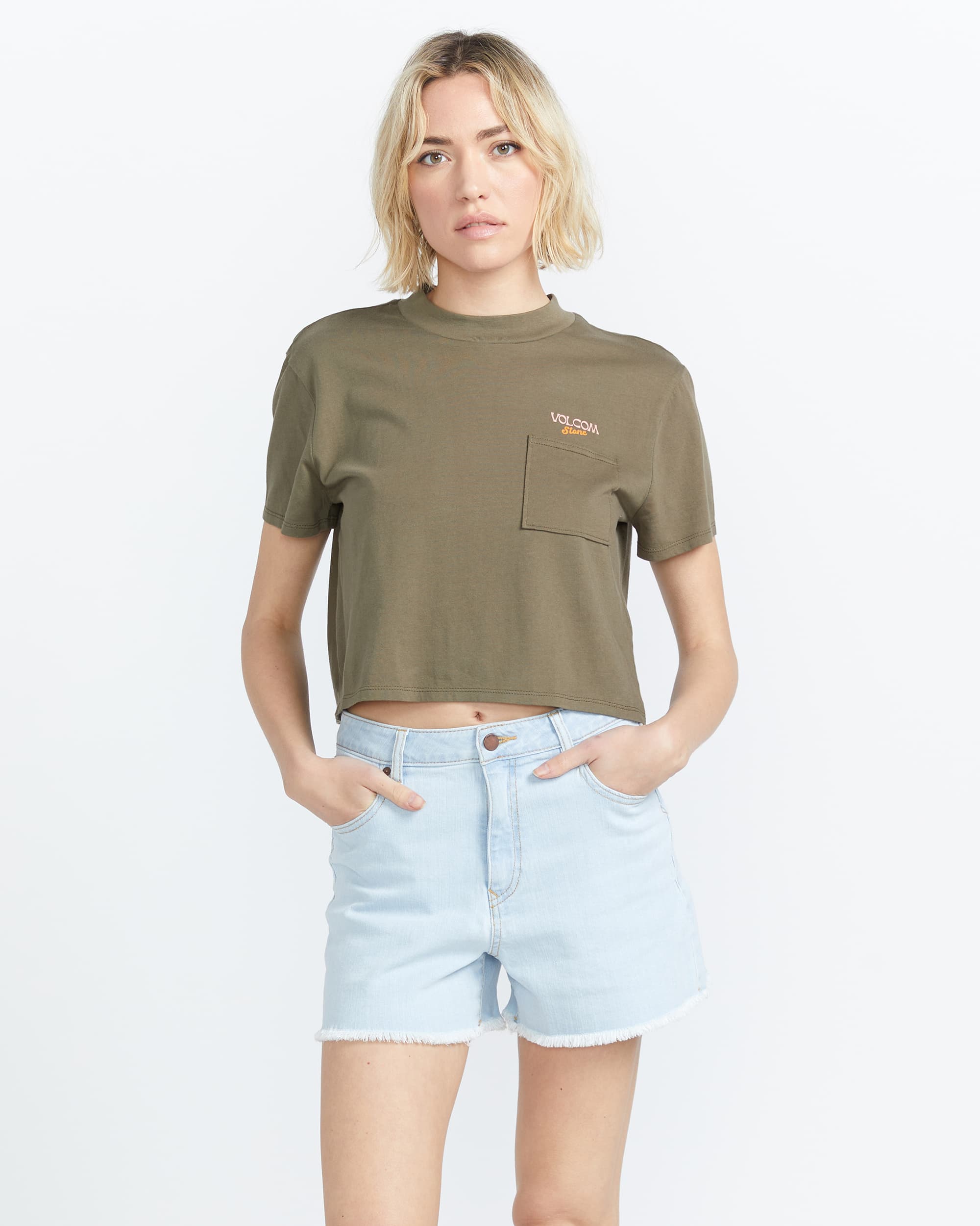 Stone Step High Rise Shorts