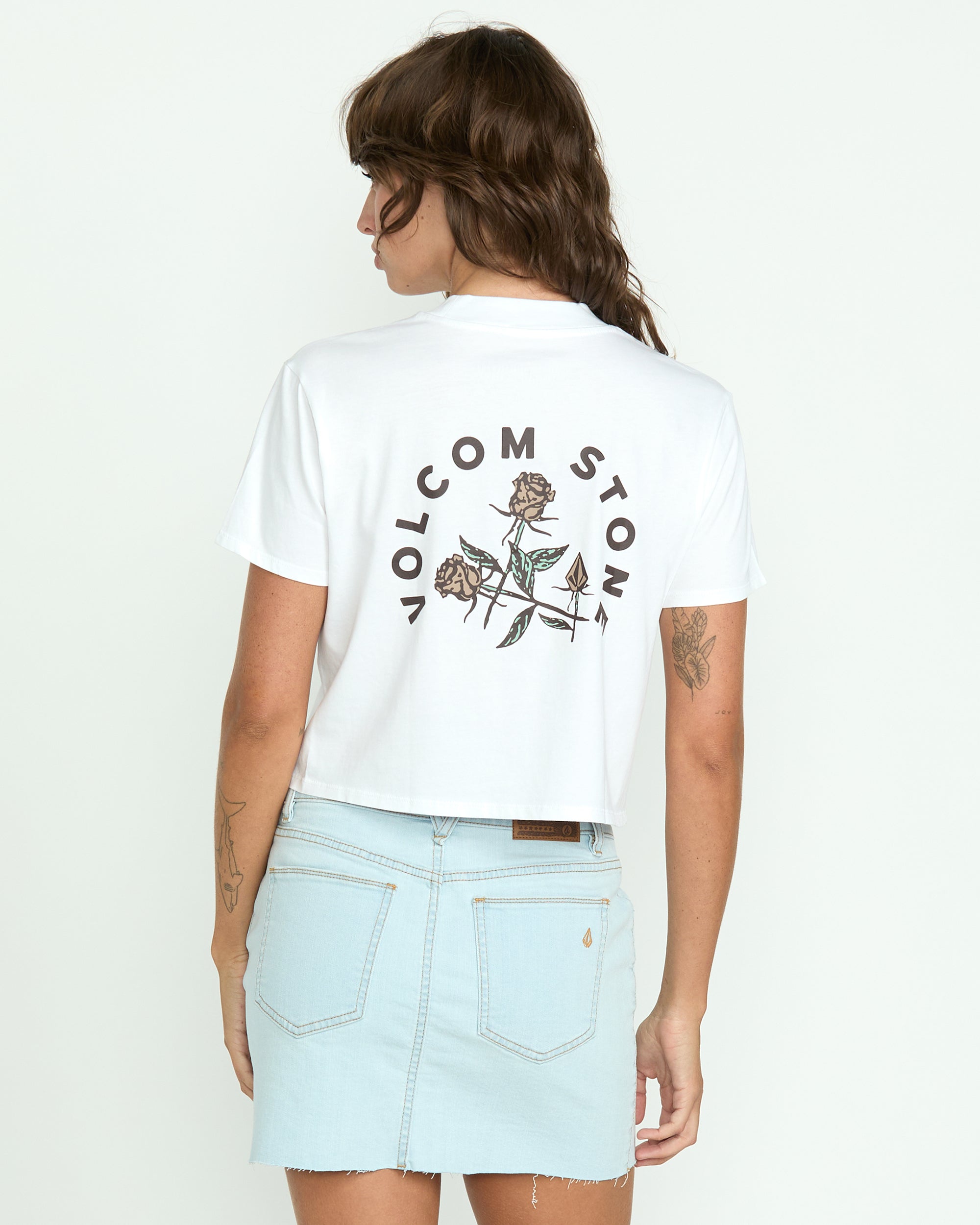 Dial Crop Short Sleeve Tee
