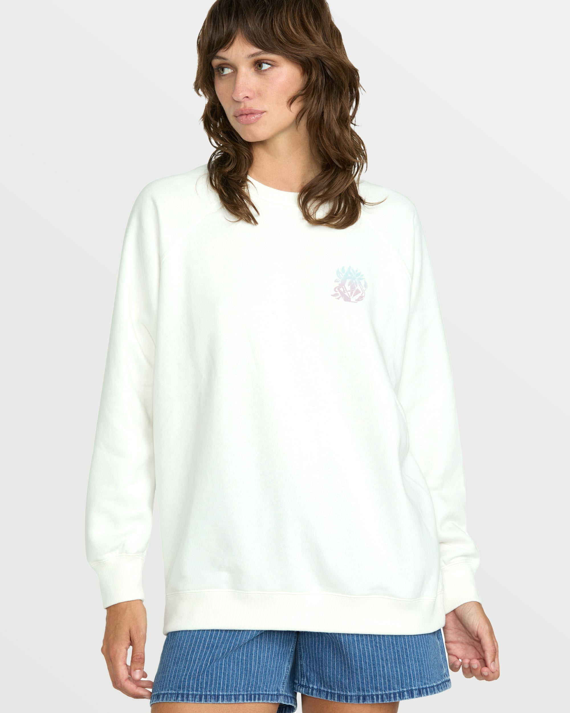 Stone Magic Boyfriend Long Sleeve Crew