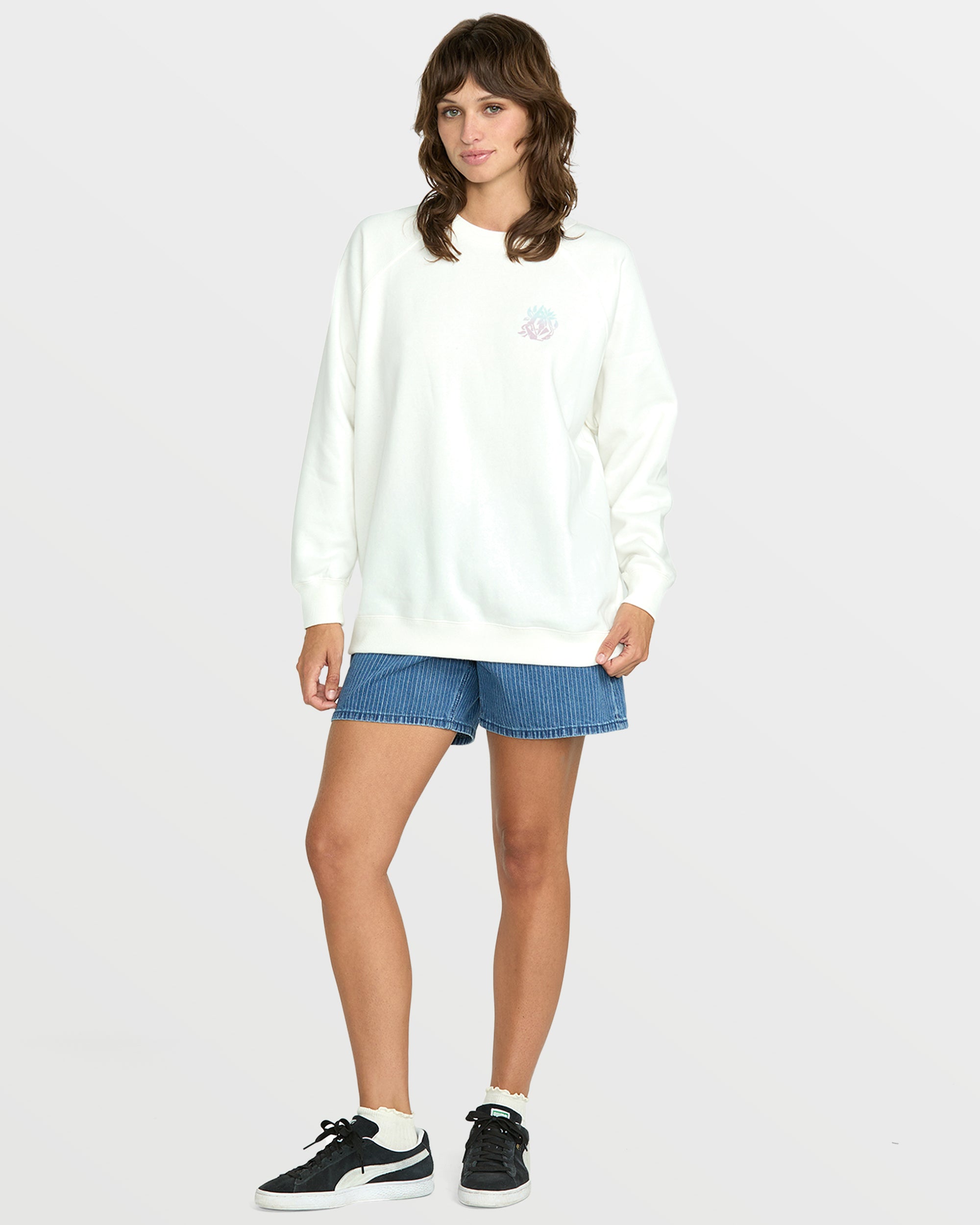 Stone Magic Boyfriend Long Sleeve Crew
