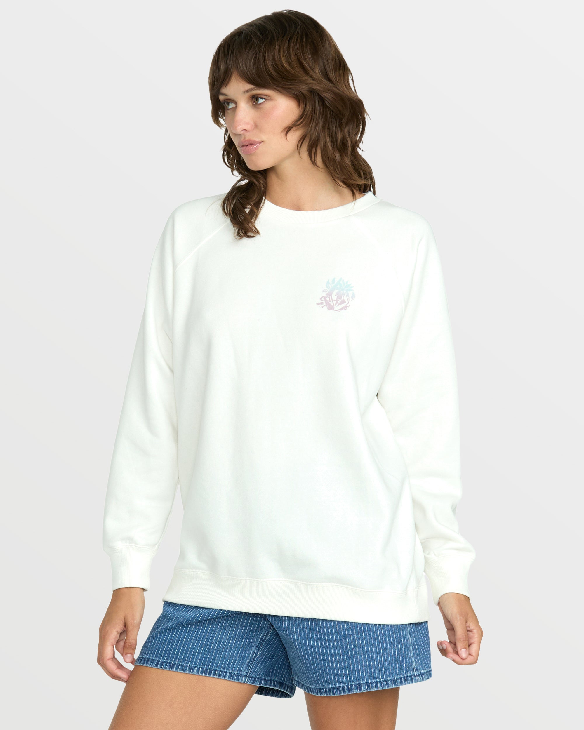 Stone Magic Boyfriend Long Sleeve Crew
