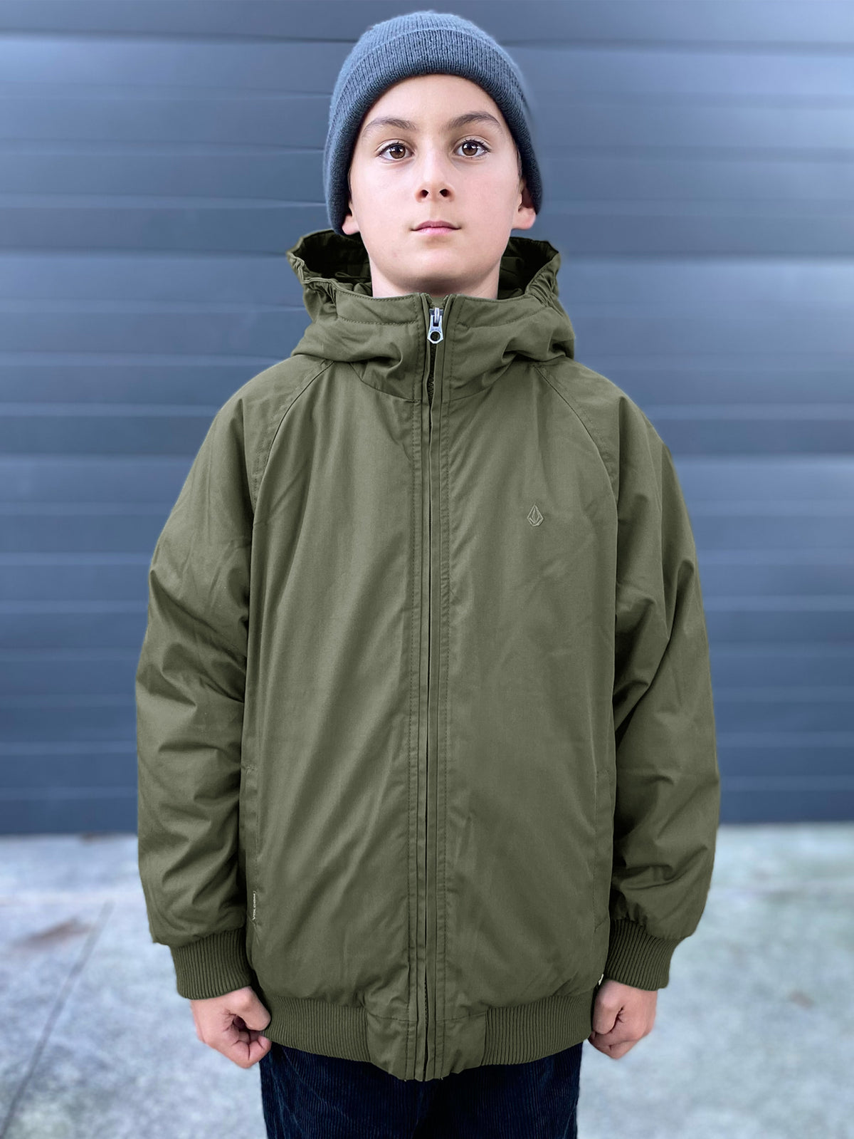 Boys Youth Vermano Jacket – Military – Volcom Australia
