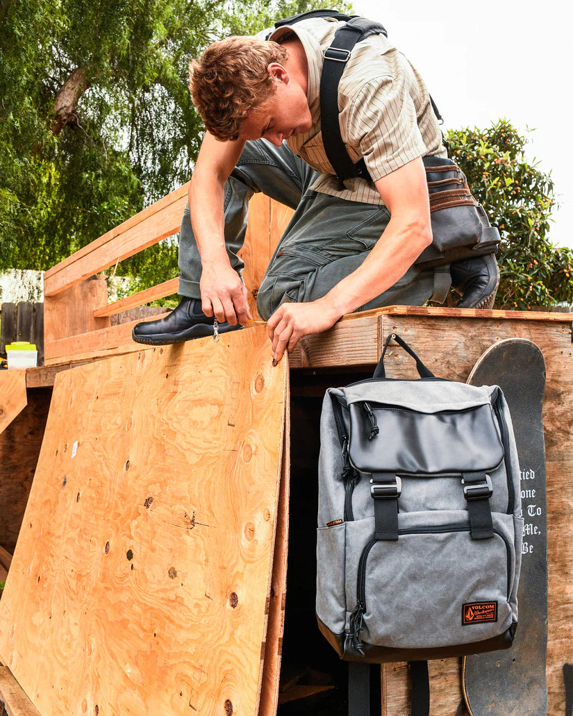 CHARTER RUCK BACKPACK - GREY – Volcom