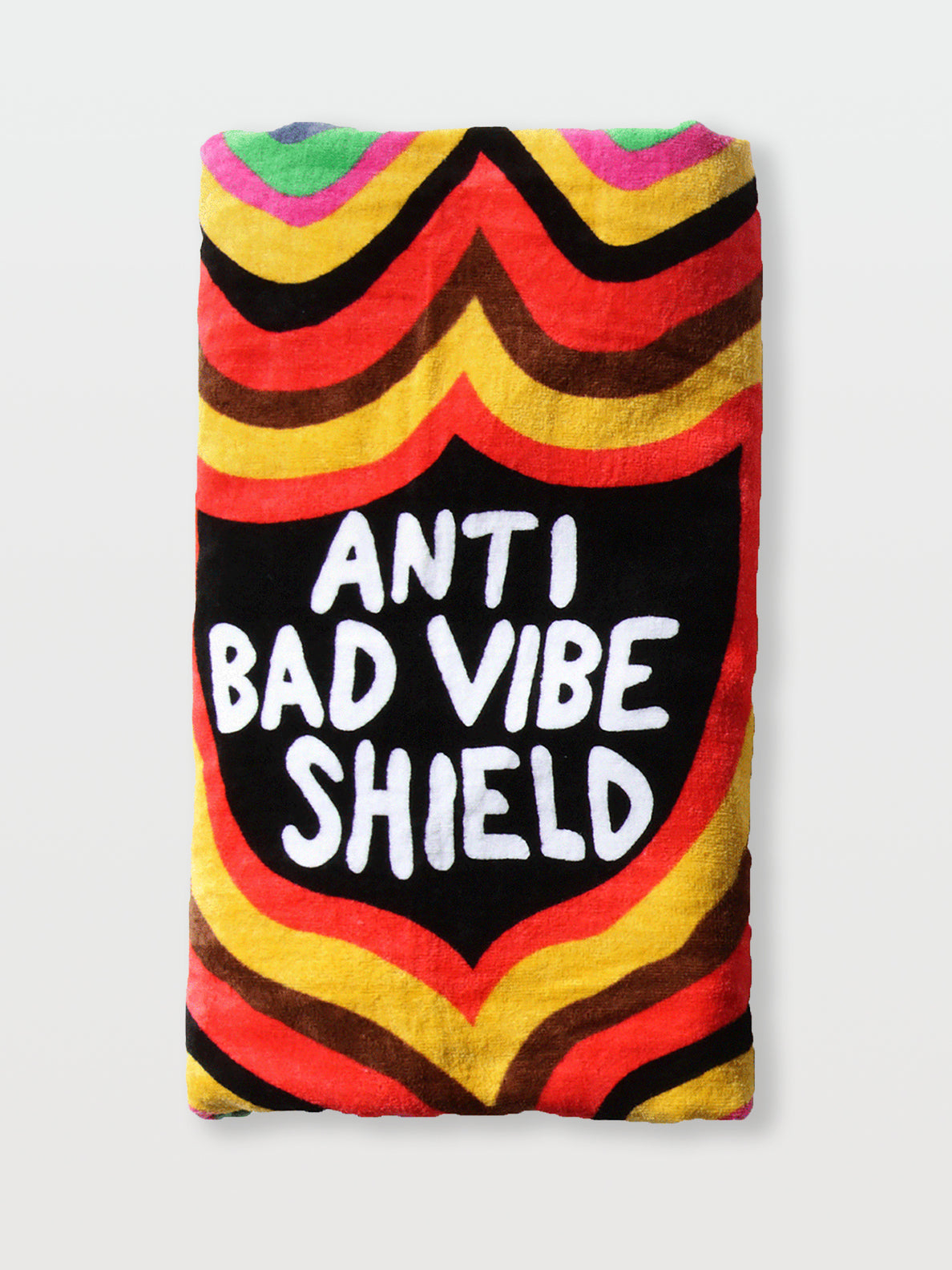 Ozzy 'Anti Bad Vibes' Hooded Towel - Multi