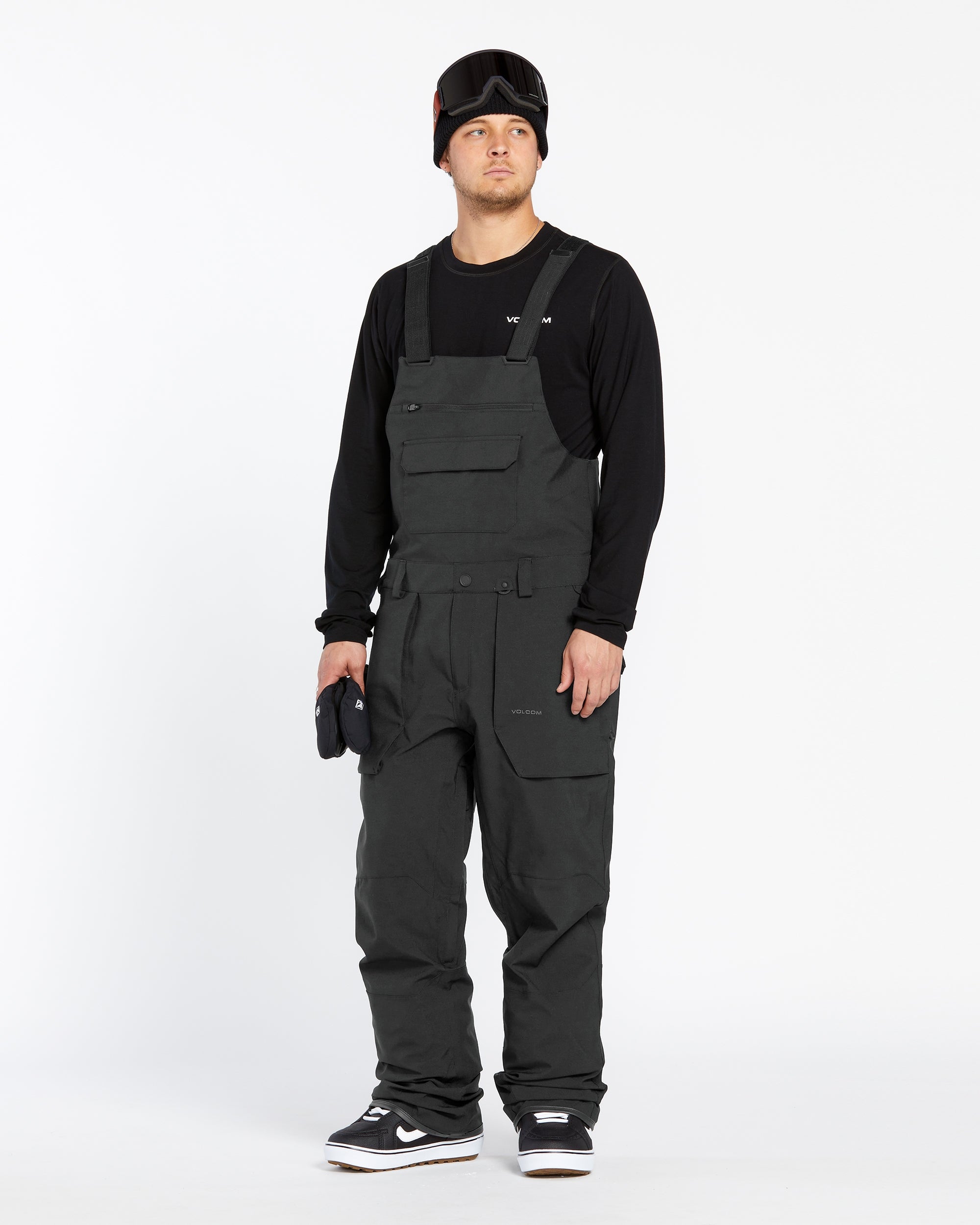 ROAN BIB OVERALL - BLACK – Volcom
