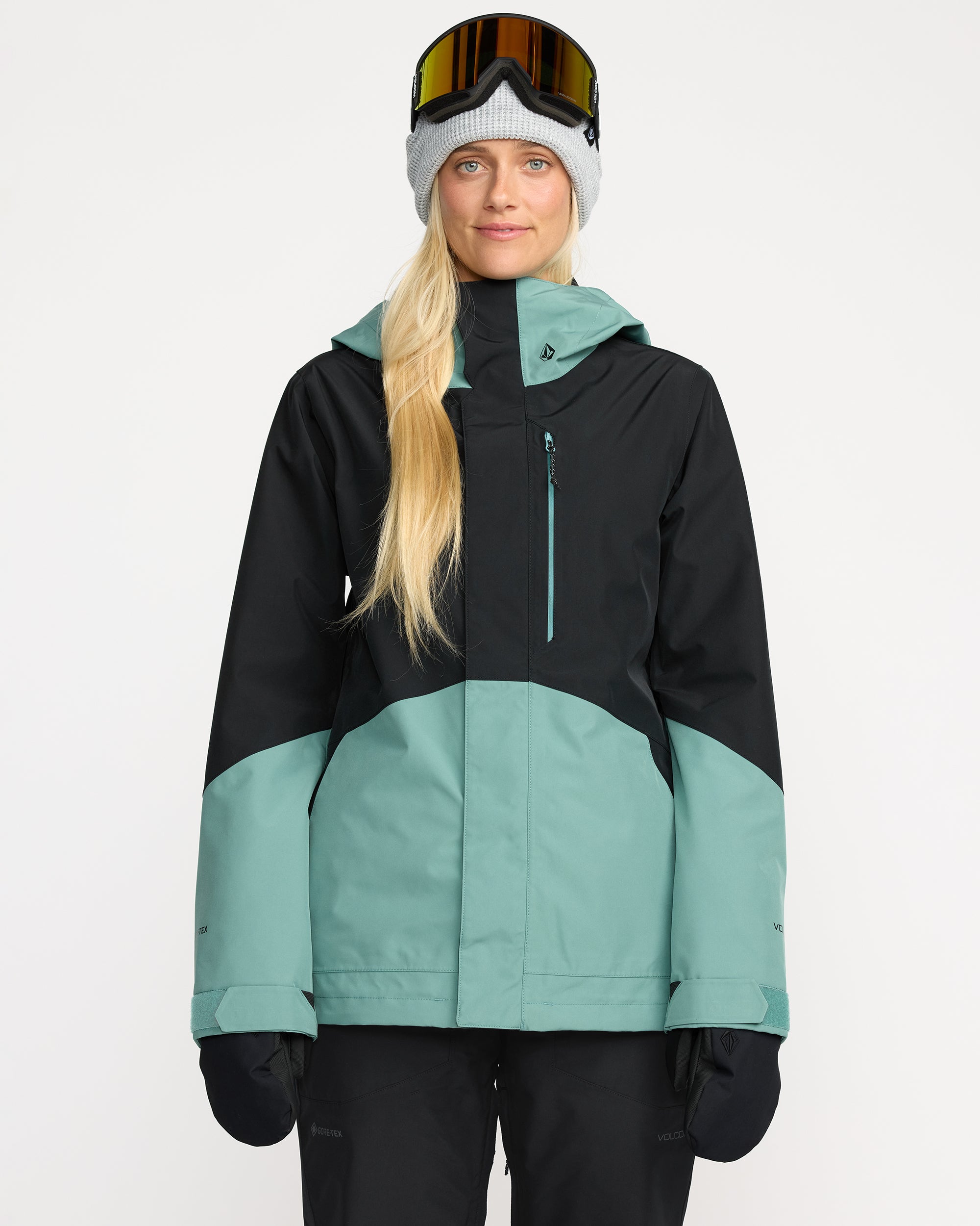 Womens V.Co Eras Ins Gore Jacket – Arctic Blue – Volcom Australia