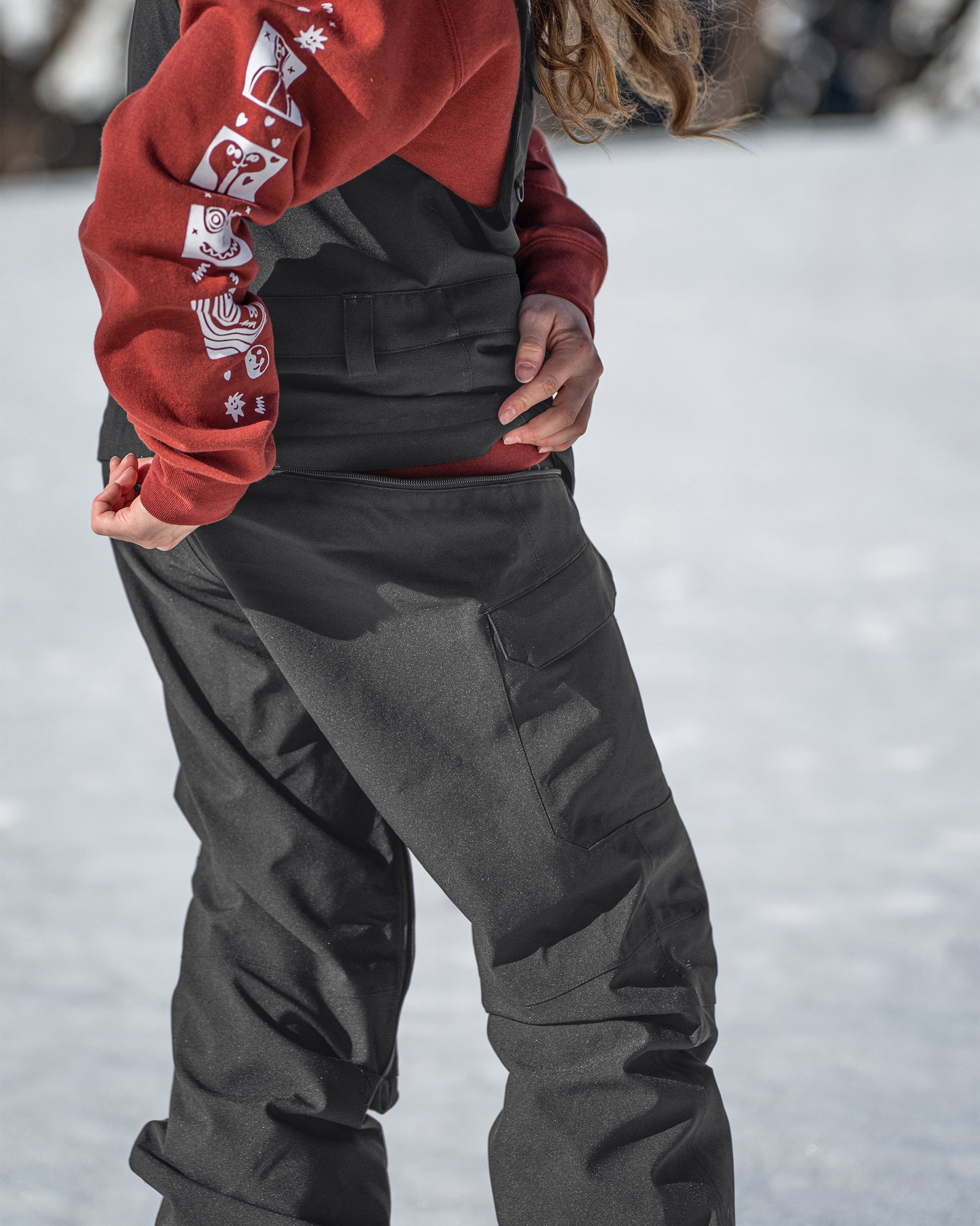 Womens Creston 3D Stretch Bib Overalls