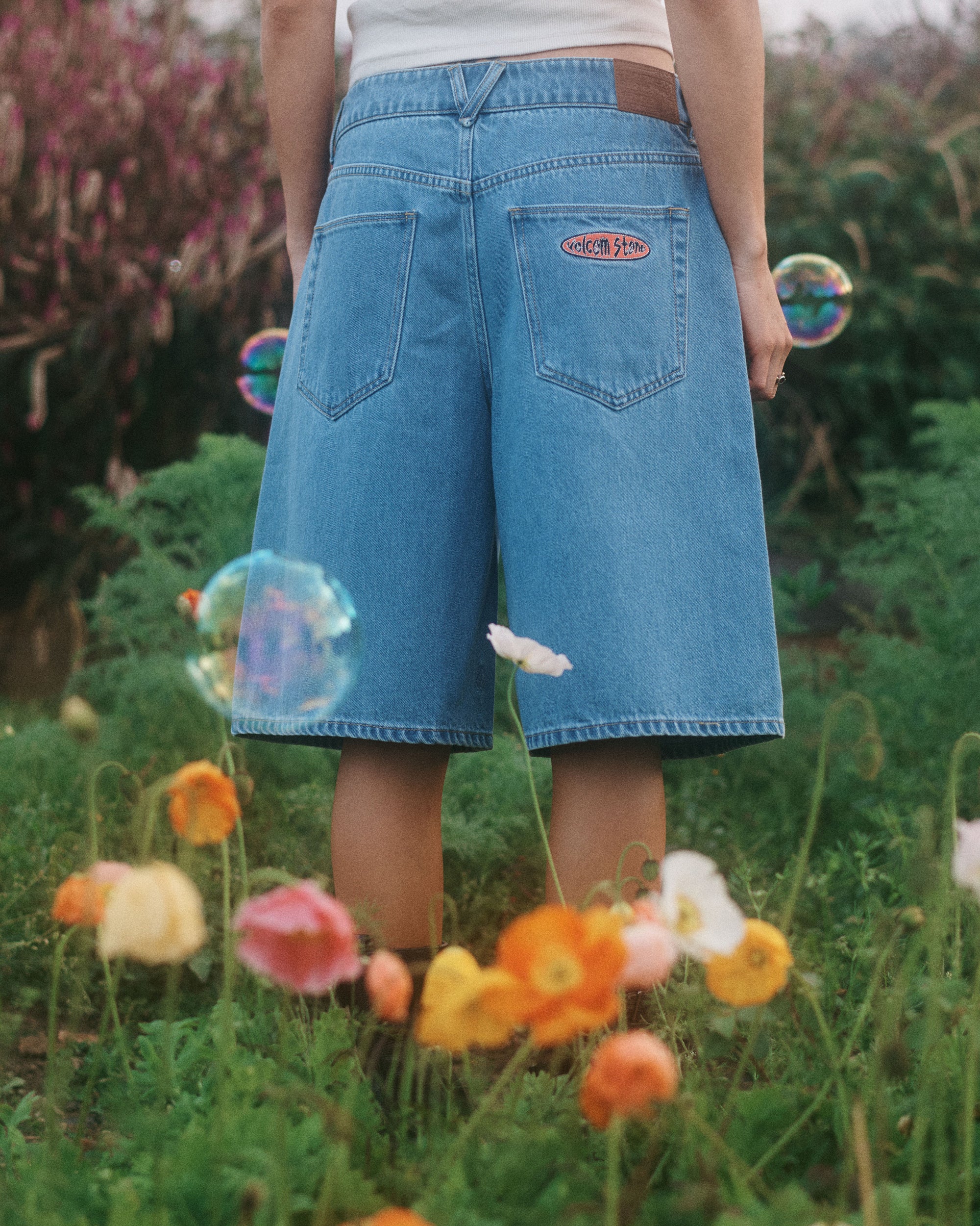 Womens Legged It Denim Shorts