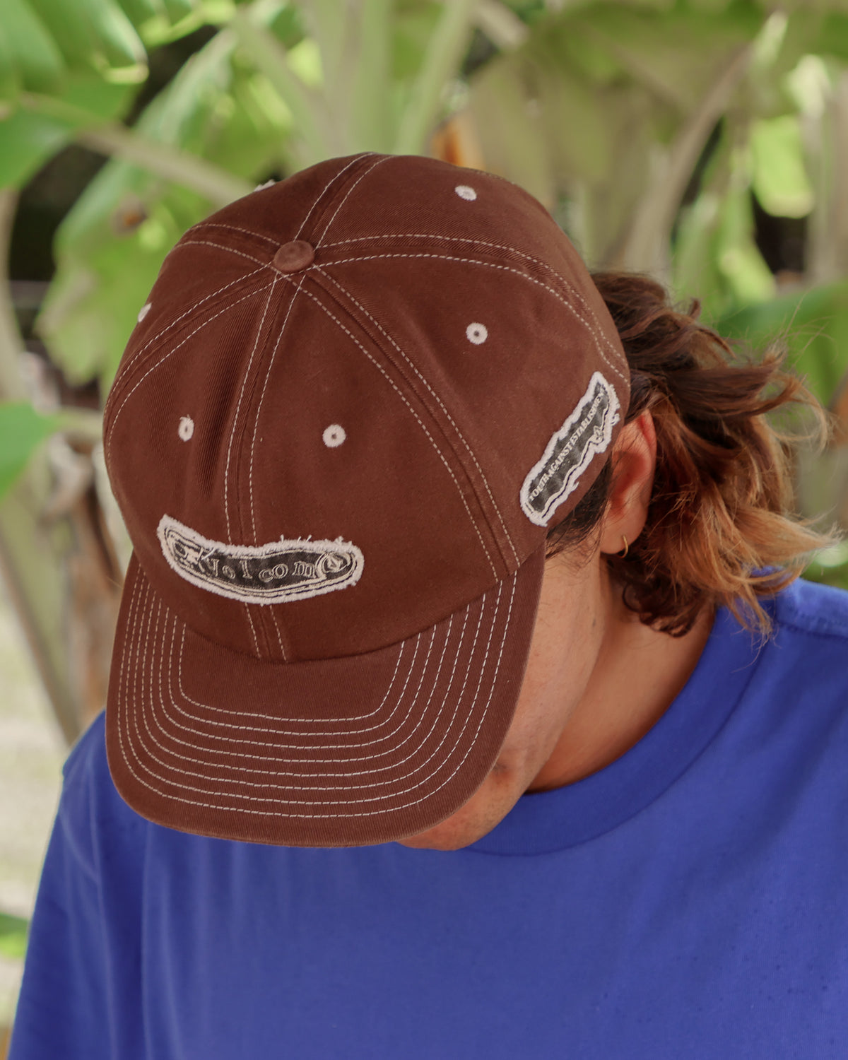 Mens Pinned Twill Dad Cap