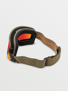 Garden Goggle - Military / Red Chrome +BL