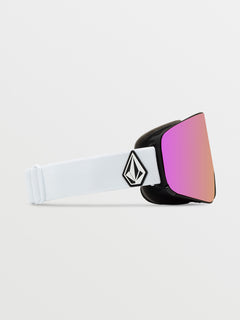 Odyssey Goggle - Matte White / Pink Chrome +BL