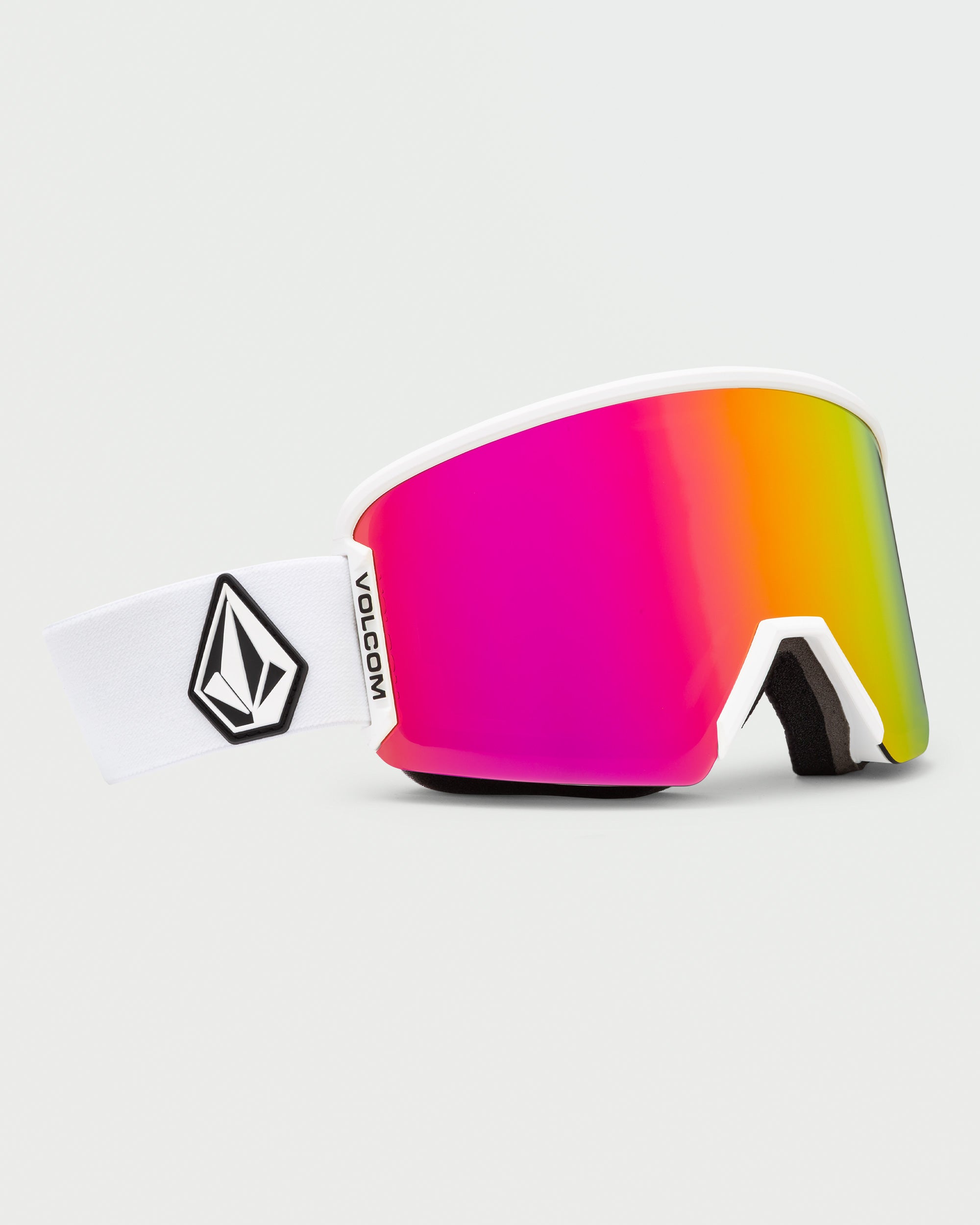 GARDEN 2 GOGGLES MATTE WHITE + YELLOW/PINK CHROME