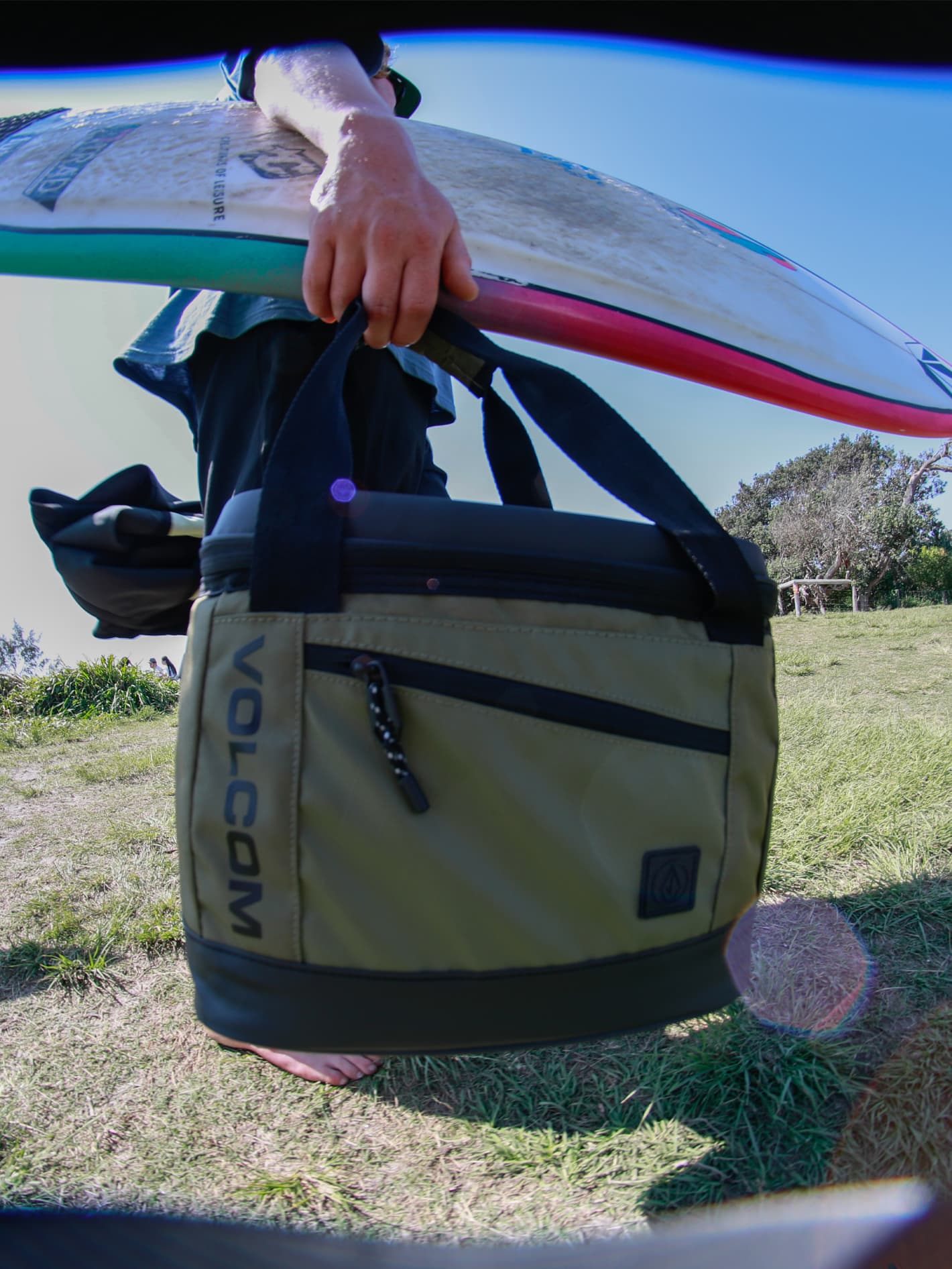 Venture 12-Can Cooler – Olive/black – Volcom Australia