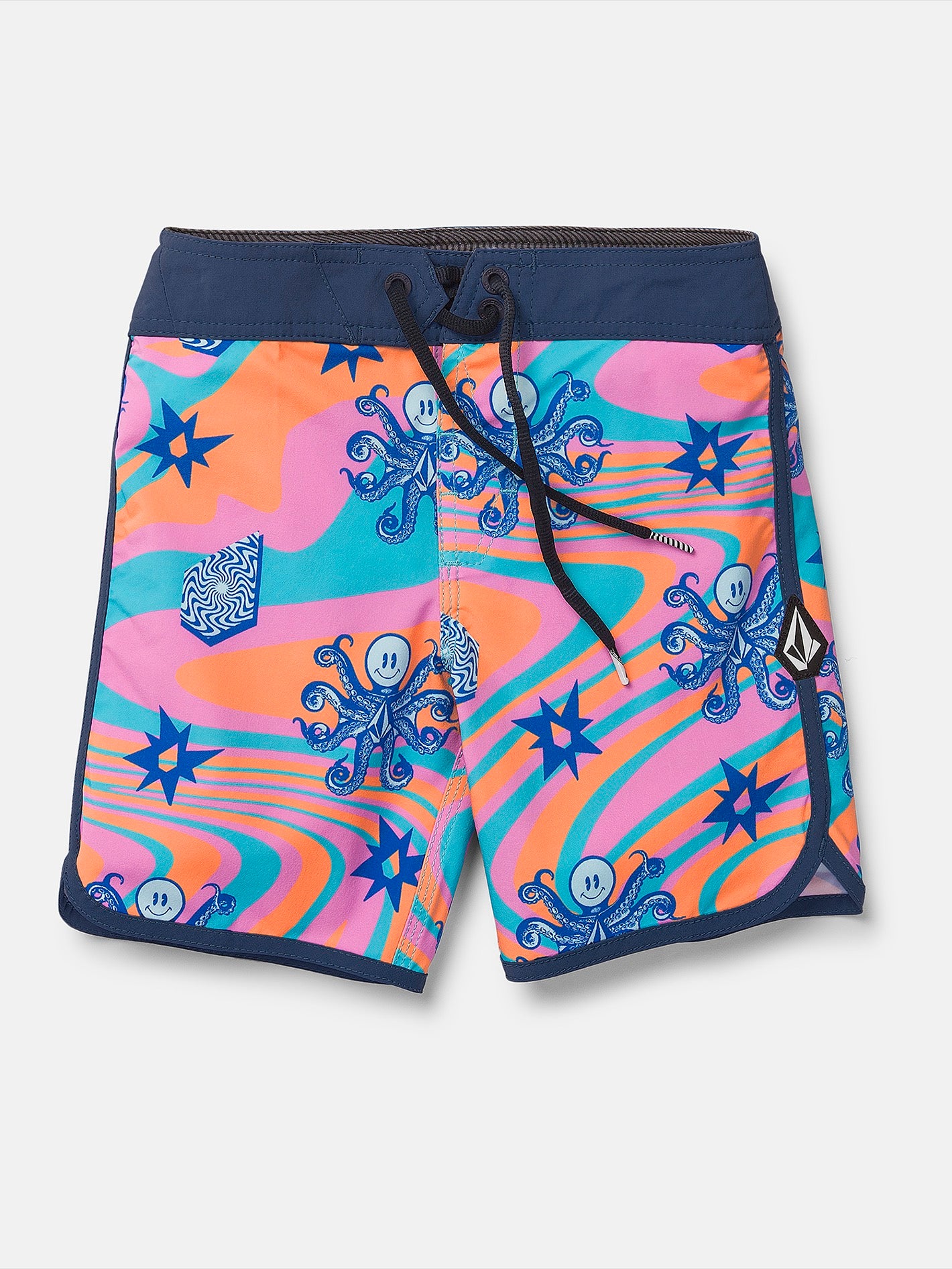 Little Youth Octoparty Scallop Mod Boardshort