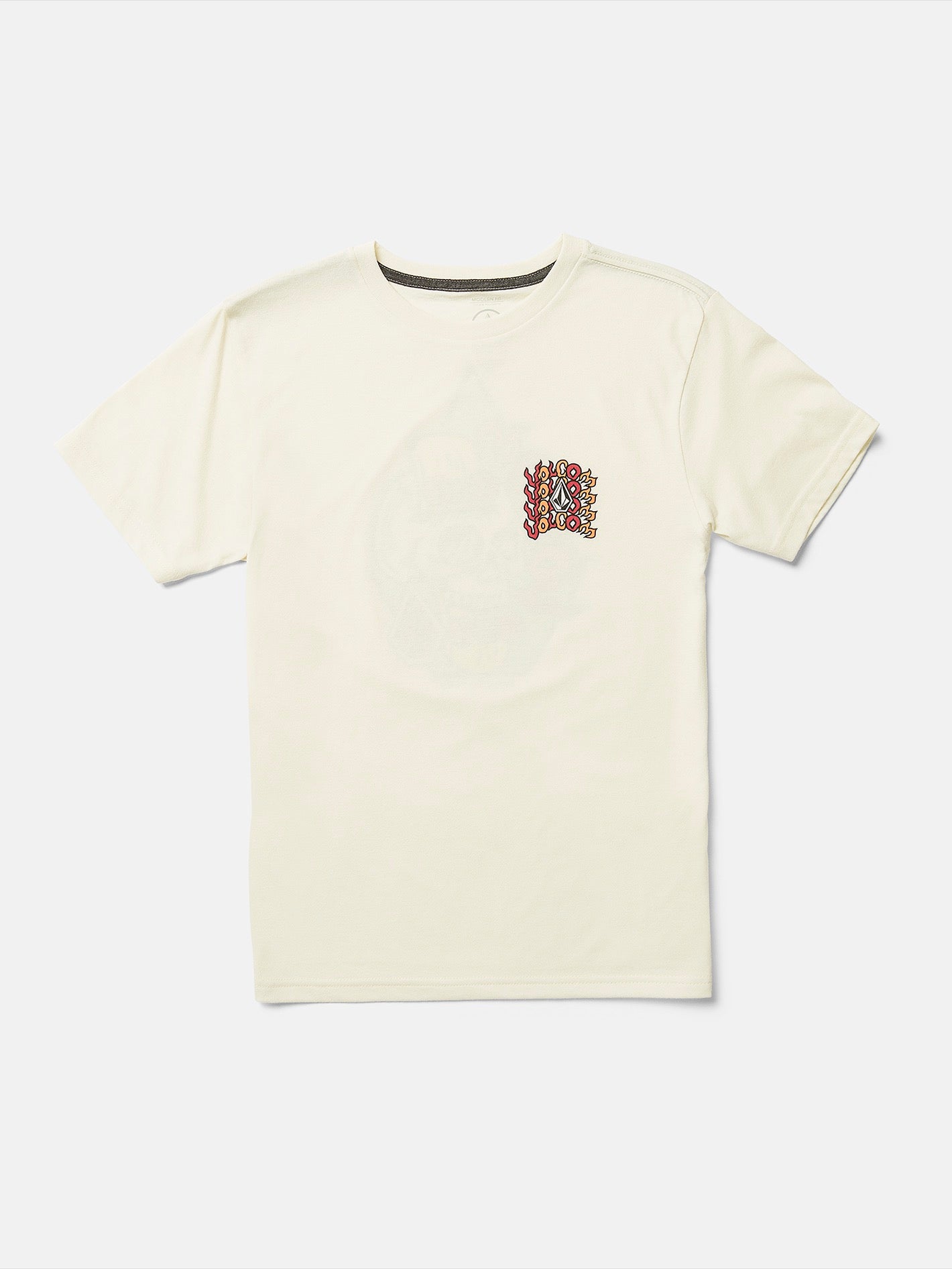 Little Youth Sticker Skull Short Sleeve T-Shirt
