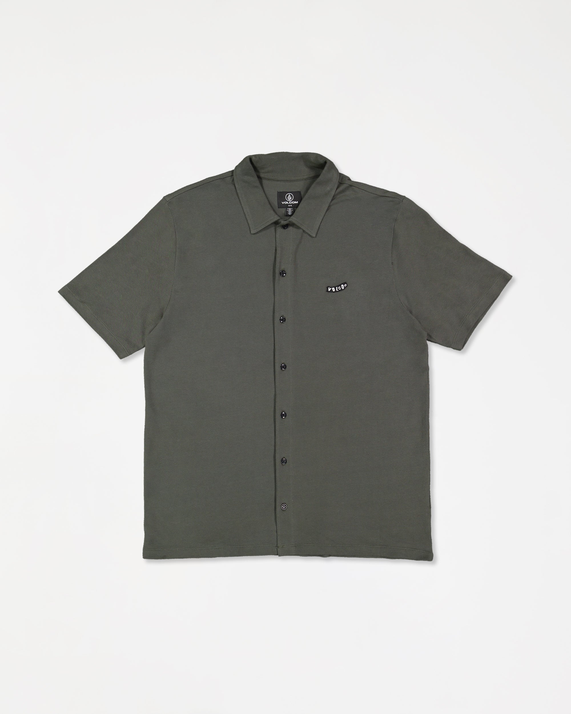 Mens Chavo Button Short Sleeve Shirt