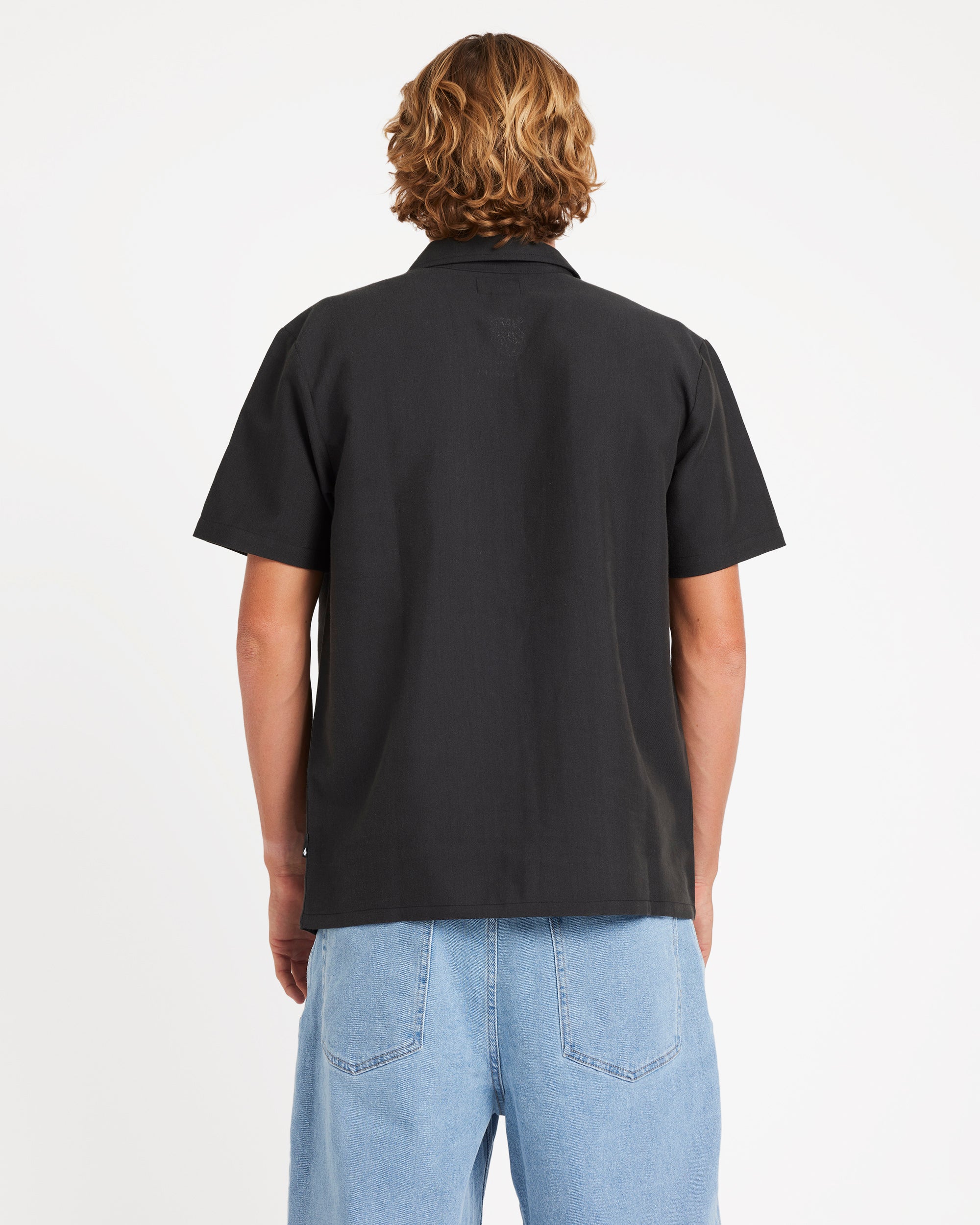Featured Artist Ozzy Woven Short Sleeve Top